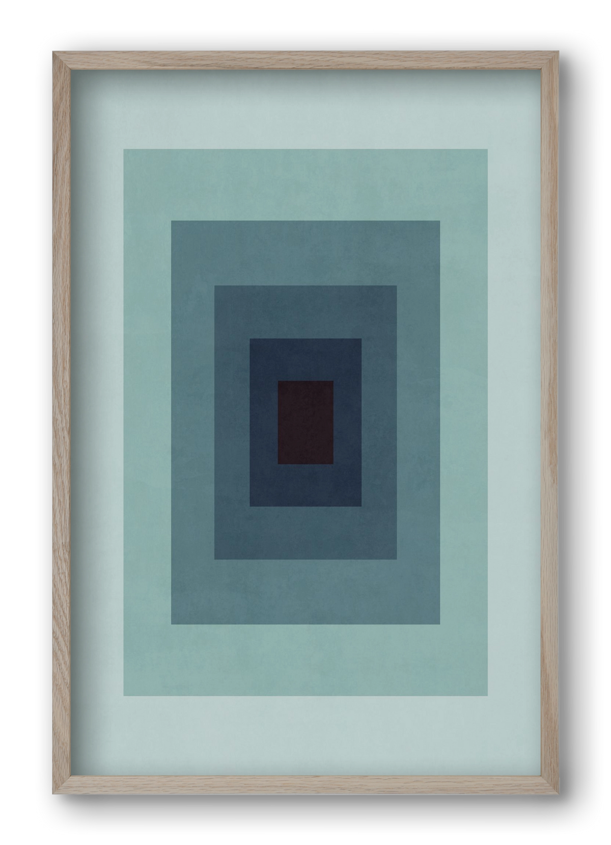 Rectangular Composition 09, 40x60 cm (40x60 cm), Tölgy keret