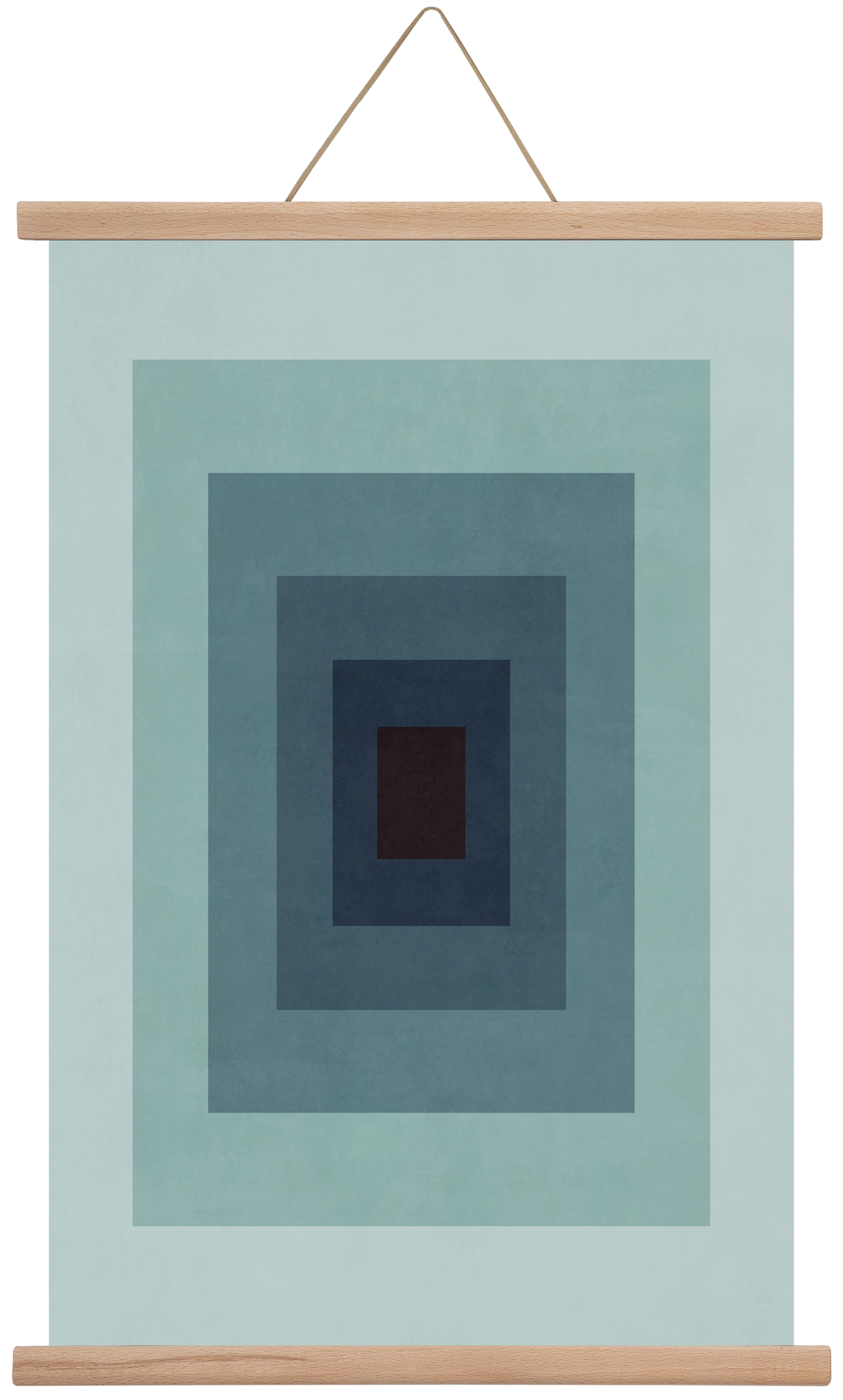 Rectangular Composition 09, 40x60 cm (40x60 cm), Tölgy akasztó
