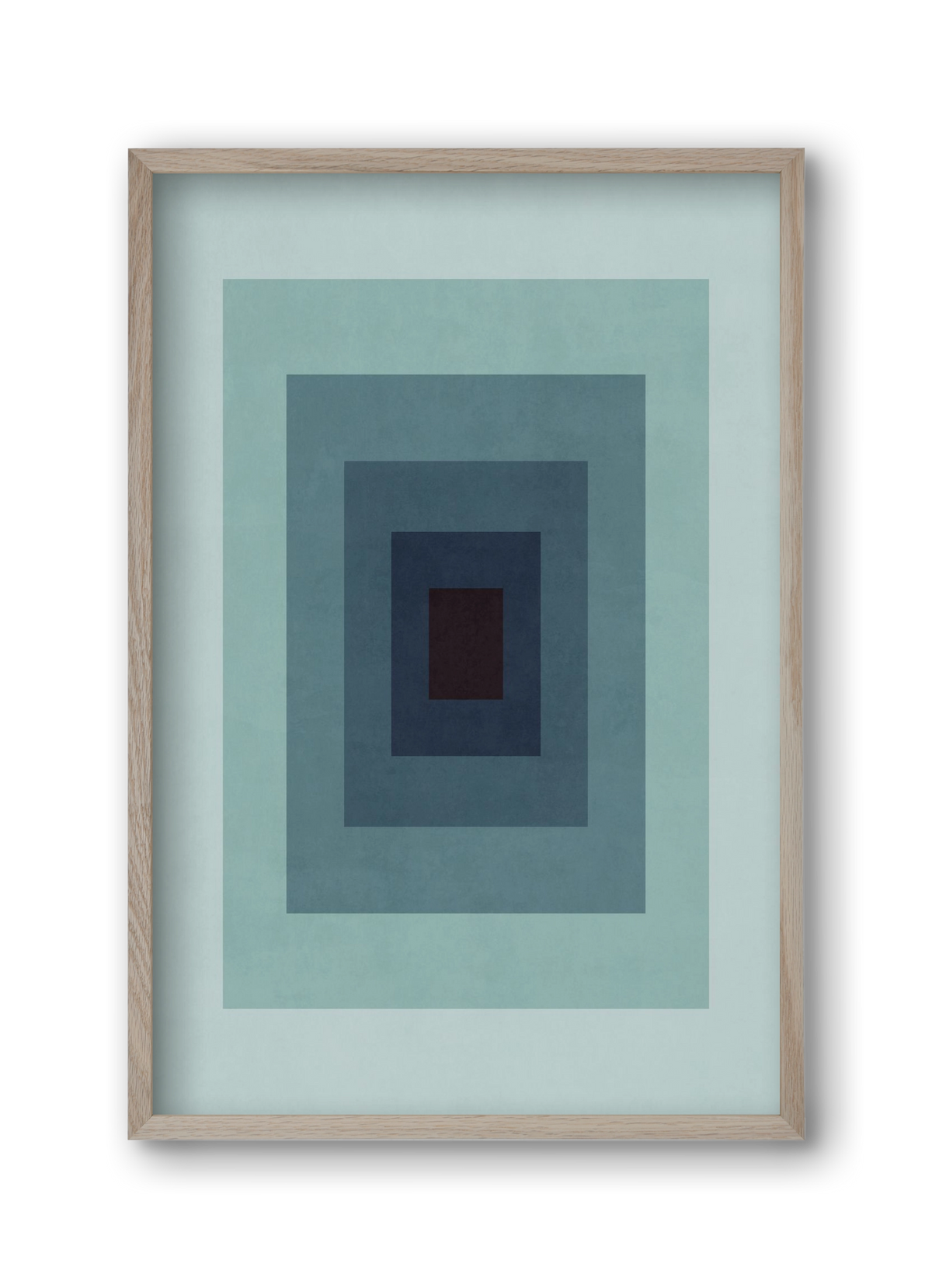 Rectangular Composition 09, 30x45 cm (30x45 cm), Tölgy keret