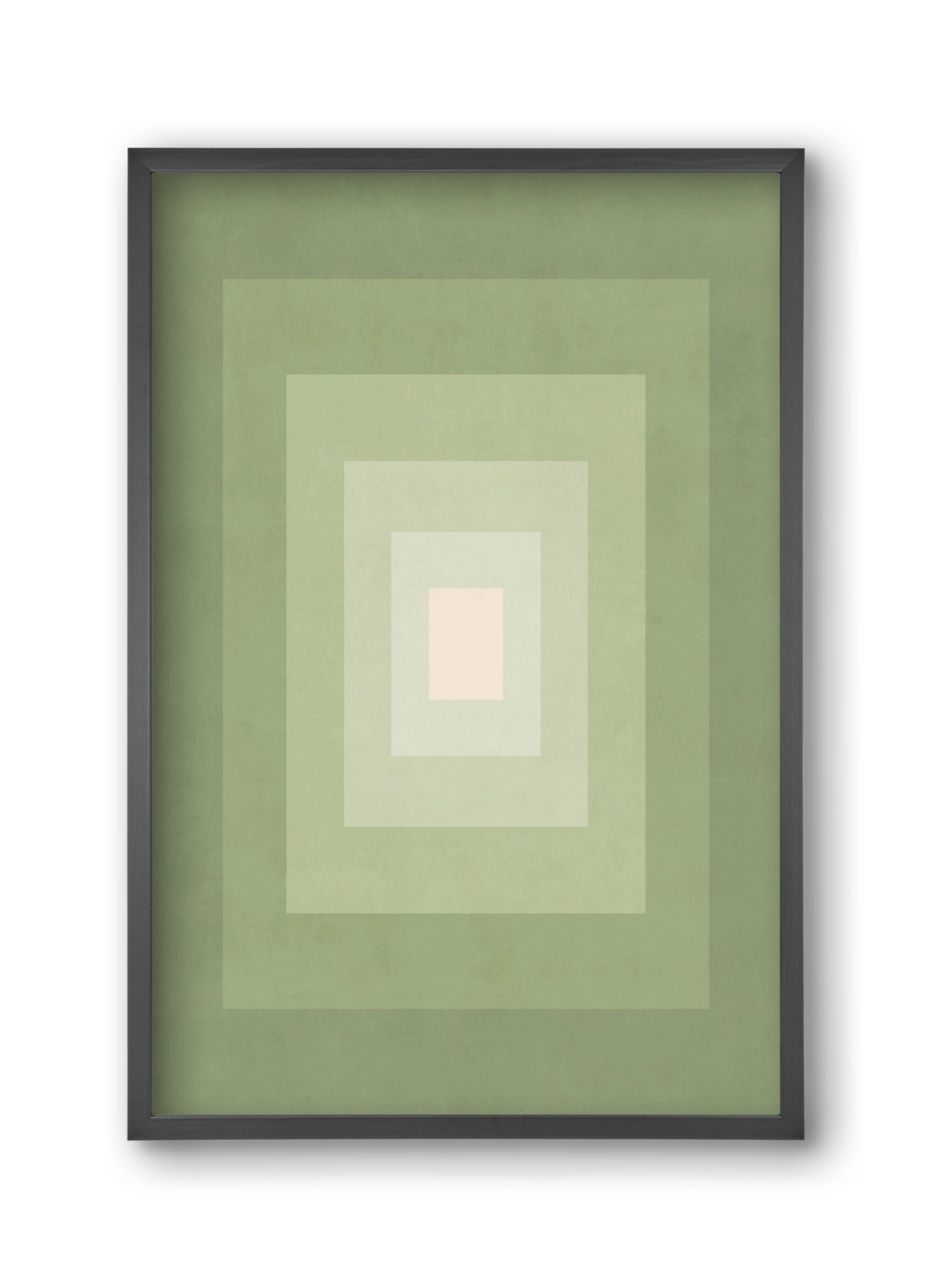 Rectangular Composition 010, 30x45 cm (30x45 cm), Fekete keret