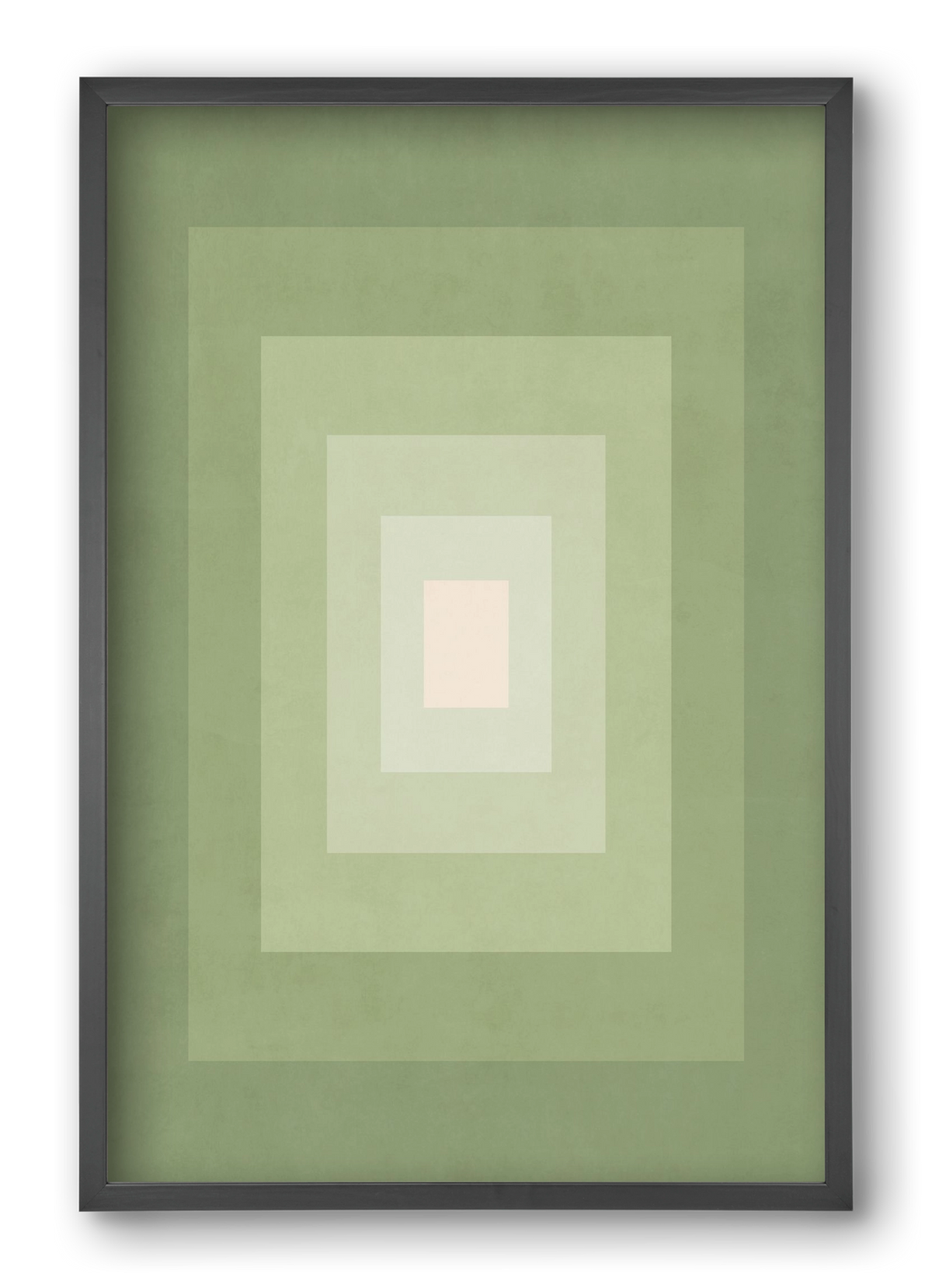 Rectangular Composition 010, 40x60 cm (40x60 cm), Fekete keret