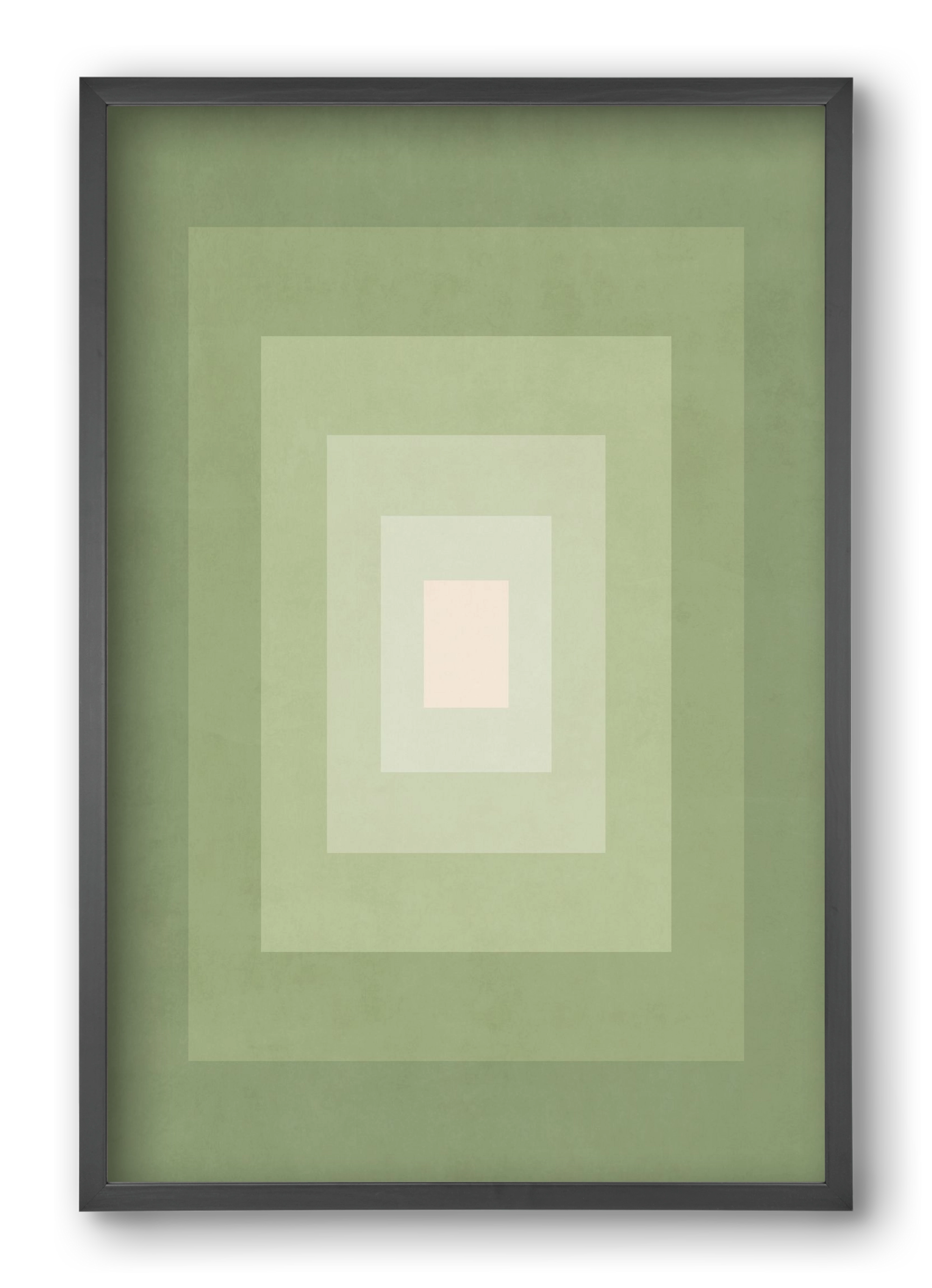 Rectangular Composition 010, 40x60 cm (40x60 cm), Fekete keret