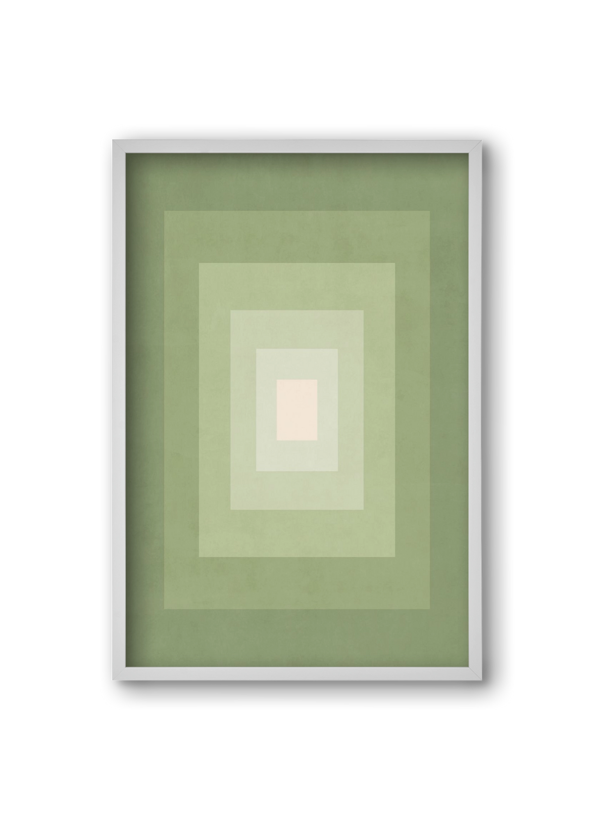 Rectangular Composition 010, 20x30 cm (20x30 cm), Fehér keret