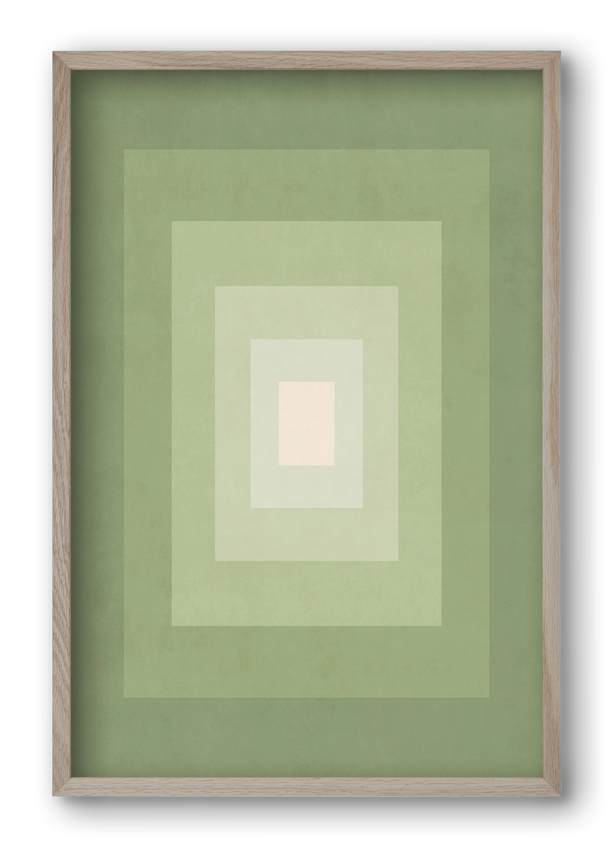 Rectangular Composition 010, 40x60 cm (40x60 cm), Tölgy keret