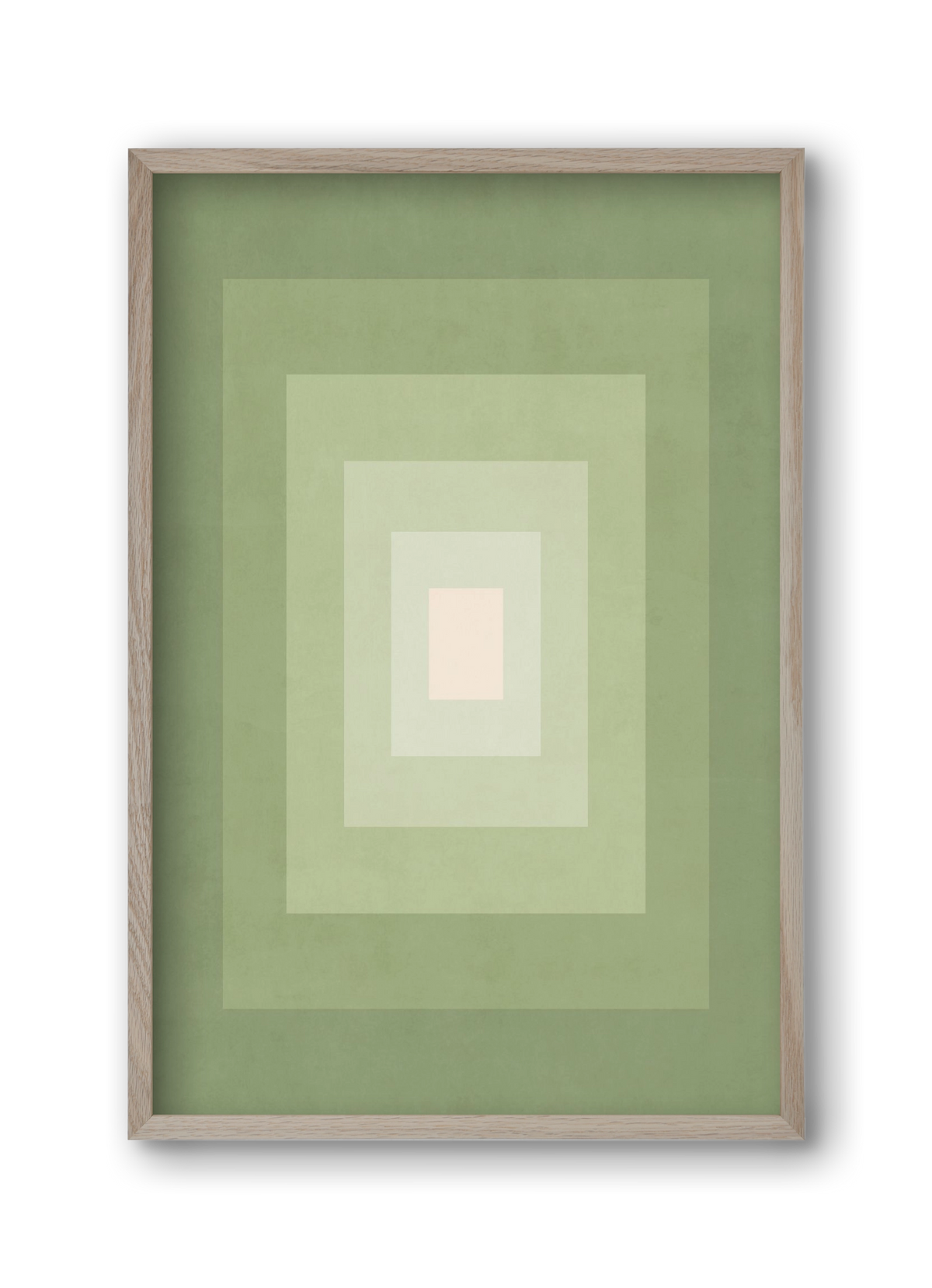 Rectangular Composition 010, 30x45 cm (30x45 cm), Tölgy keret