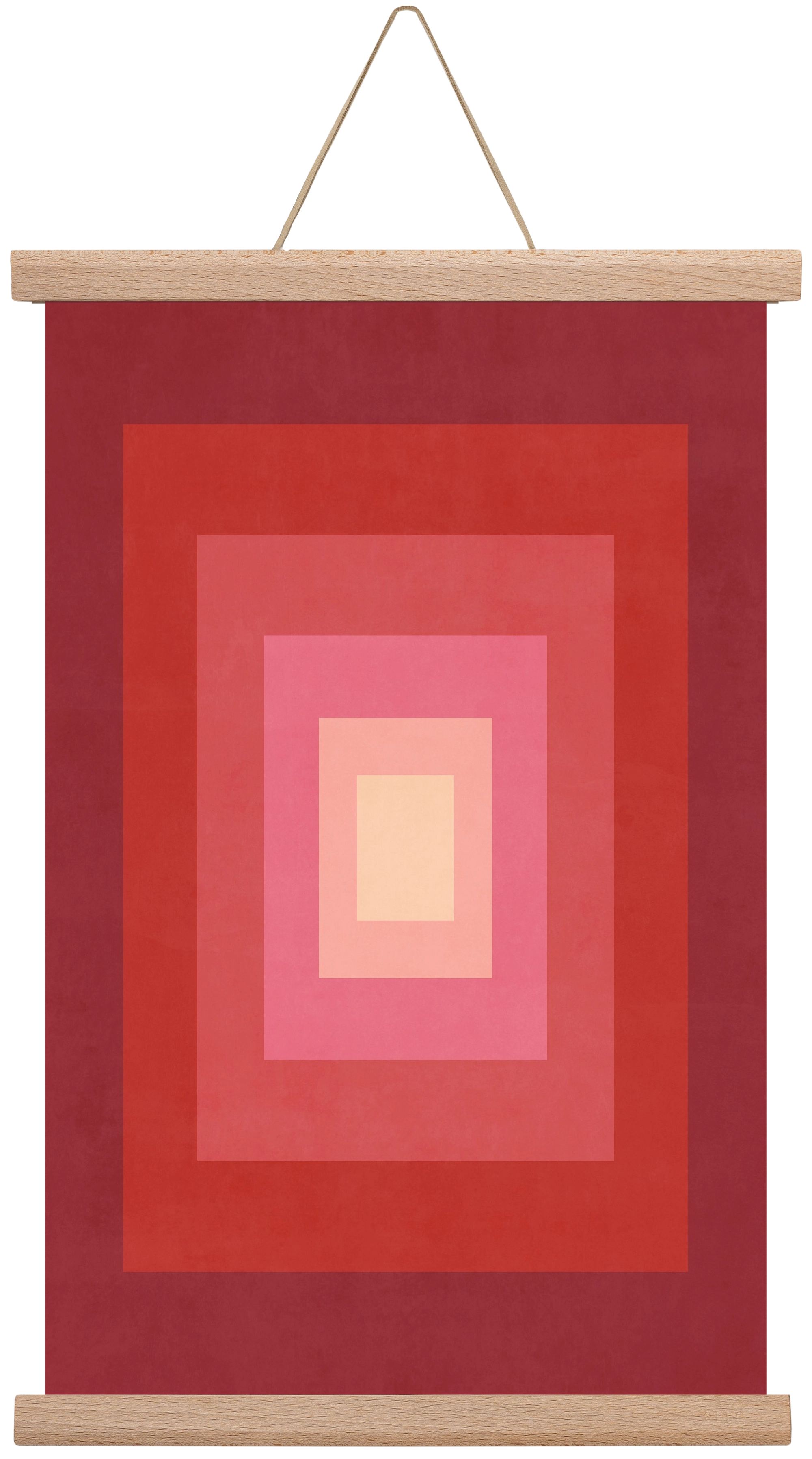 Rectangular Composition 011, 30x45 cm (30x45 cm), Tölgy akasztó