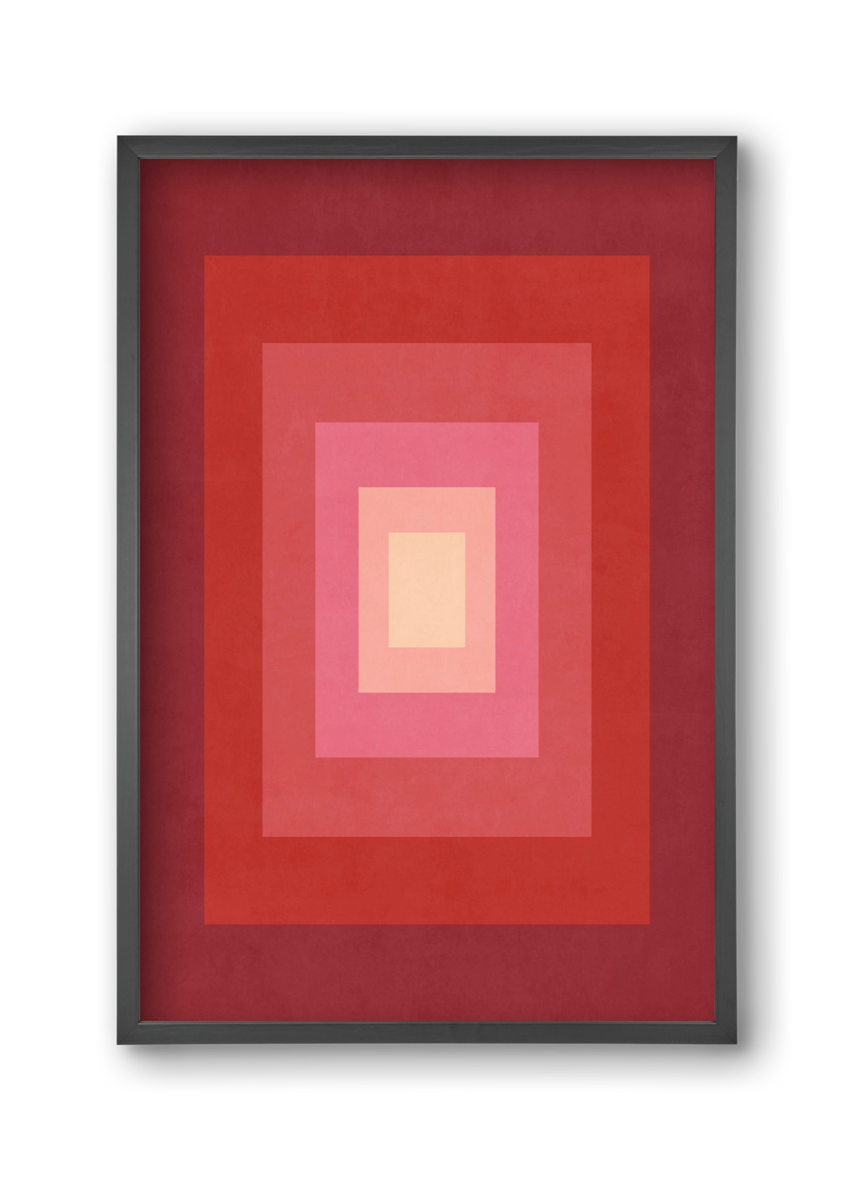Rectangular Composition 011, 30x45 cm (30x45 cm), Fekete keret