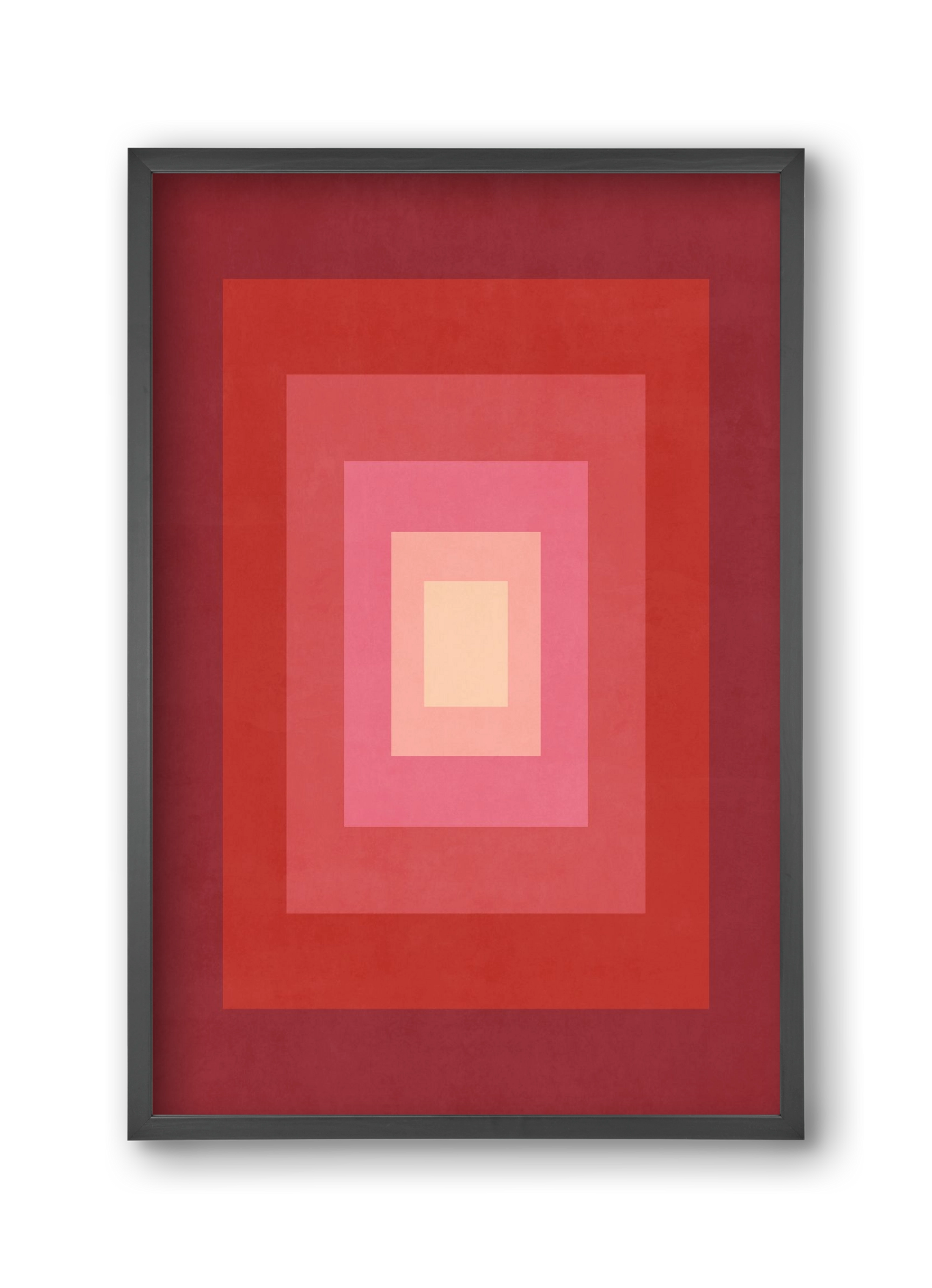 Rectangular Composition 011, 30x45 cm (30x45 cm), Fekete keret