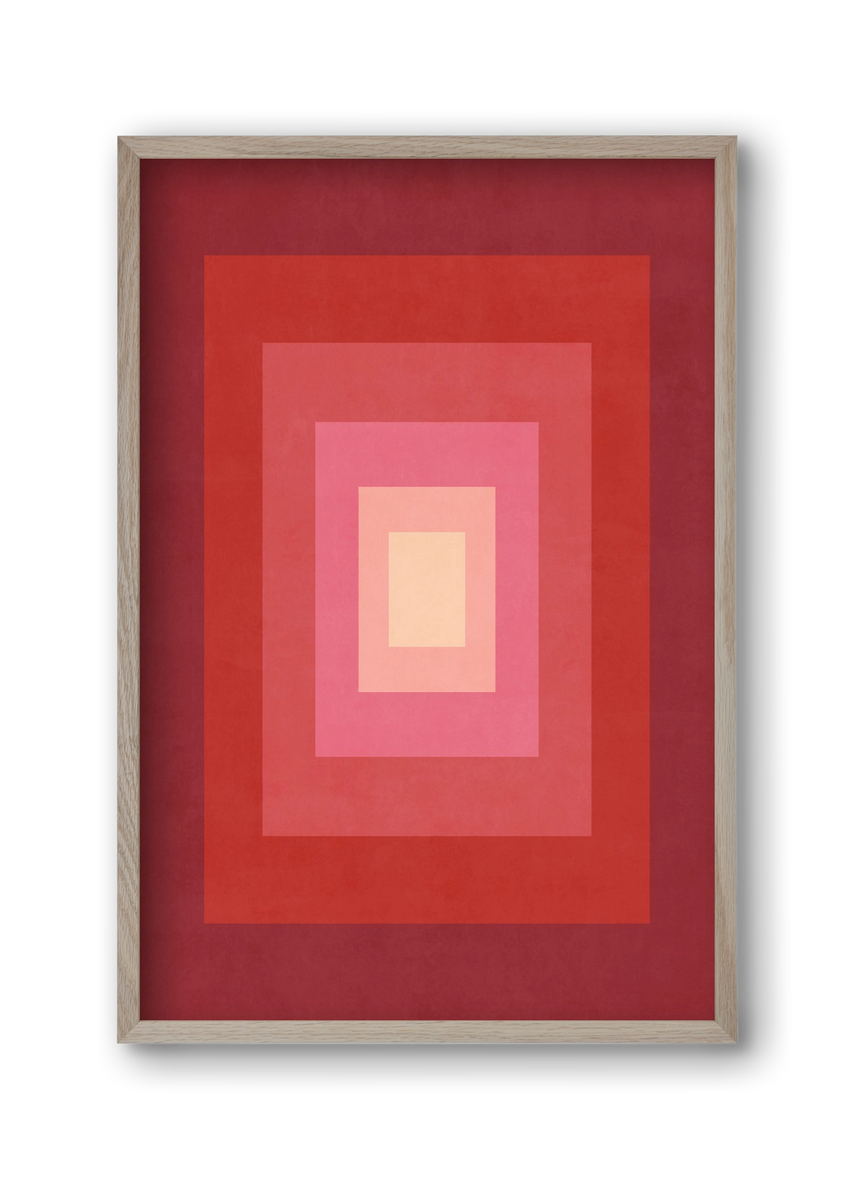 Rectangular Composition 011, 30x45 cm (30x45 cm), Tölgy keret