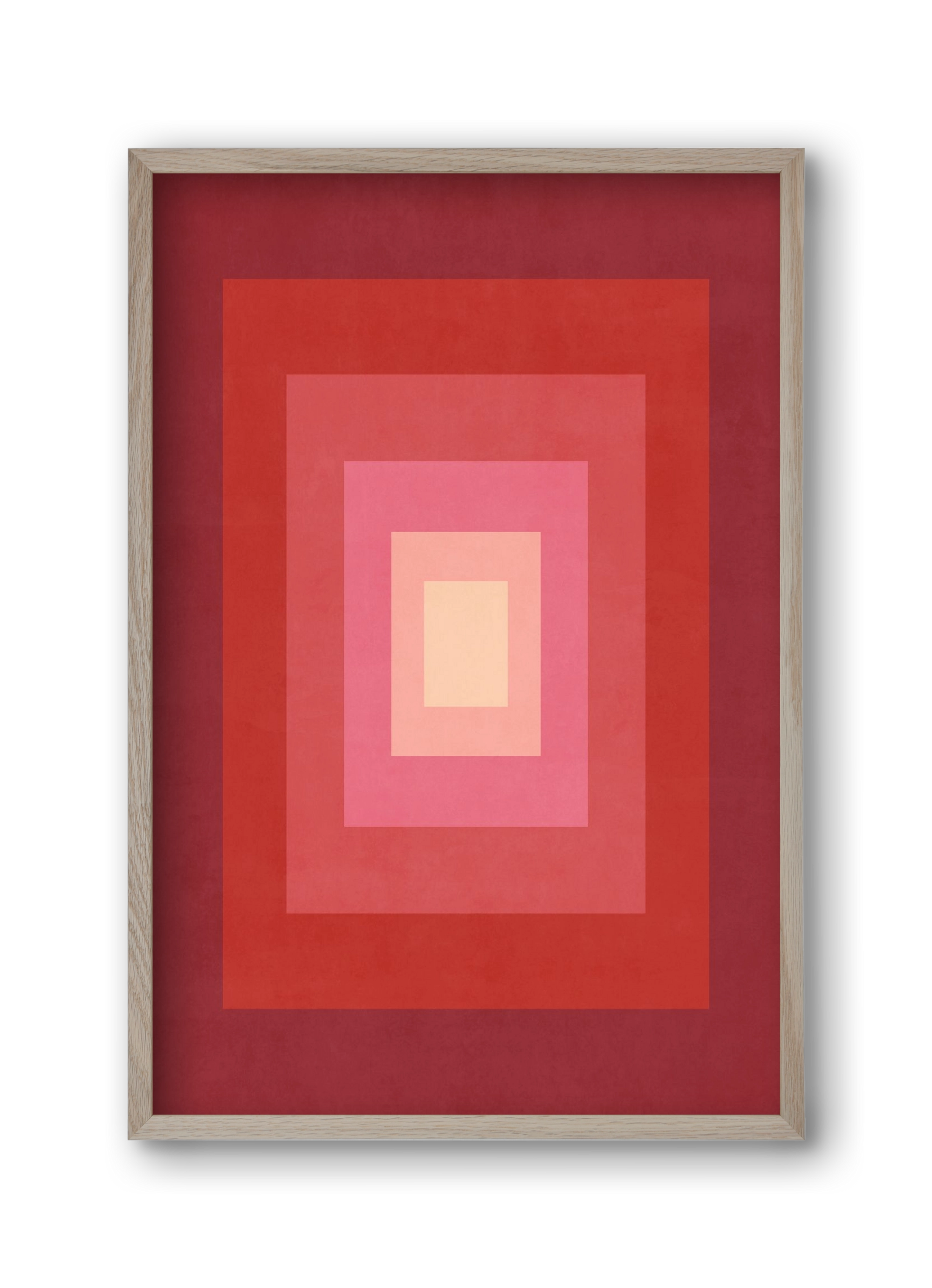 Rectangular Composition 011, 30x45 cm (30x45 cm), Tölgy keret