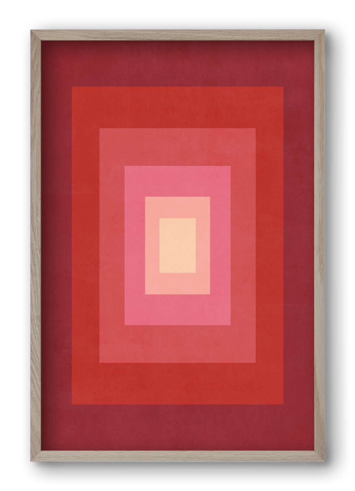 Rectangular Composition 011, 40x60 cm (40x60 cm), Tölgy keret