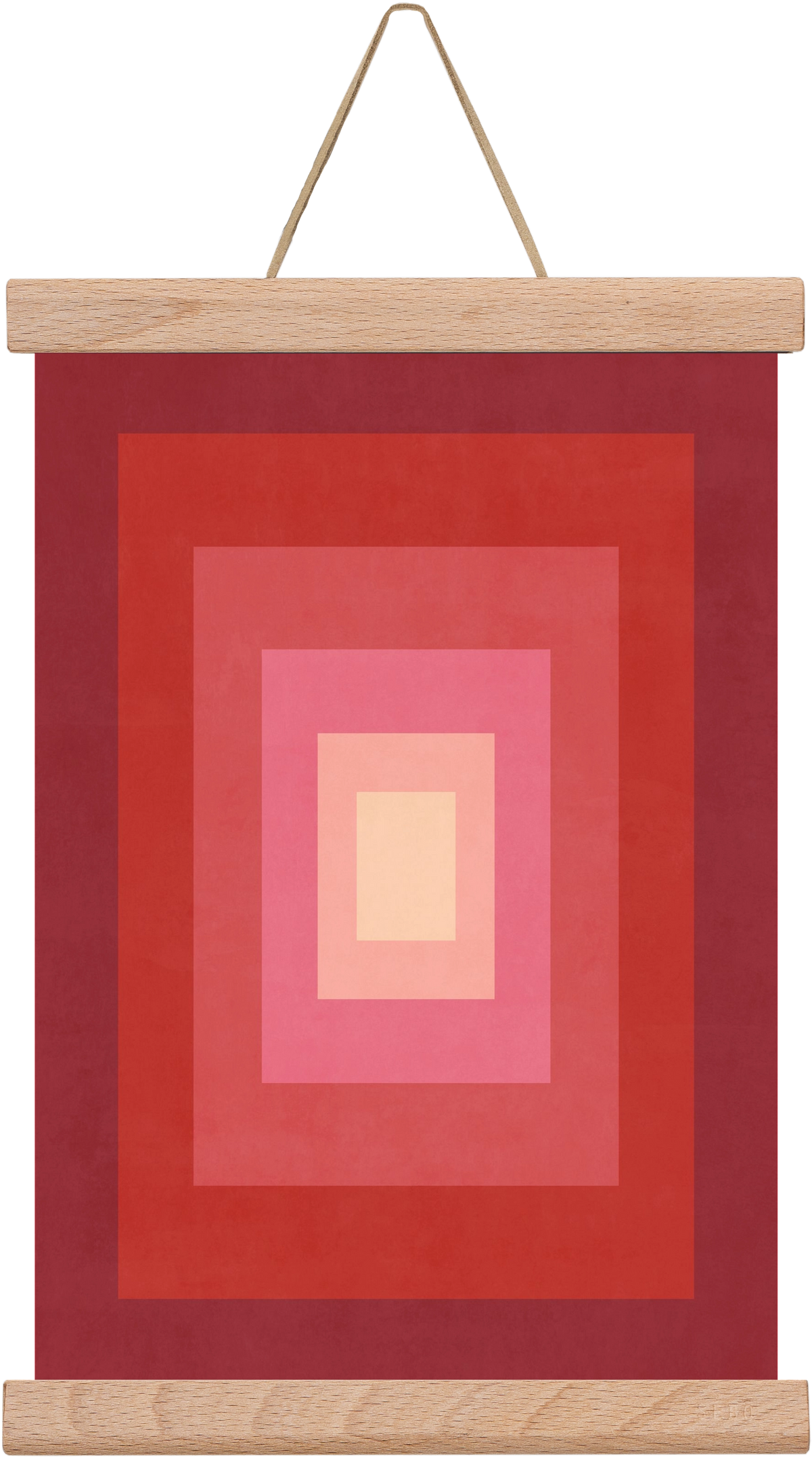 Rectangular Composition 011, 20x30 cm (20x30 cm), Tölgy akasztó