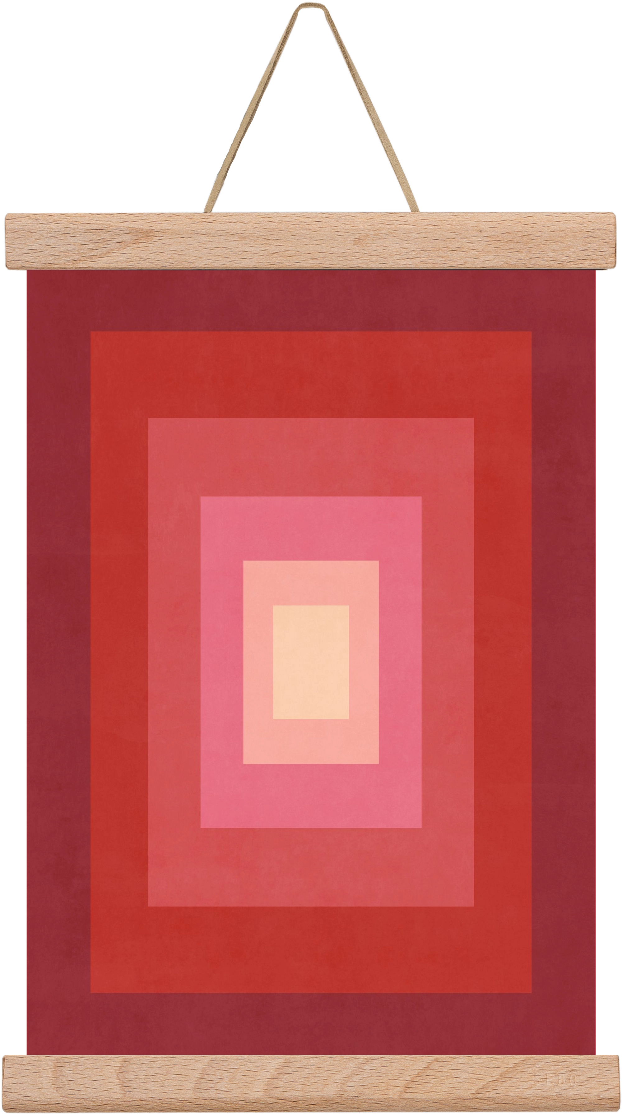 Rectangular Composition 011, 20x30 cm (20x30 cm), Tölgy akasztó