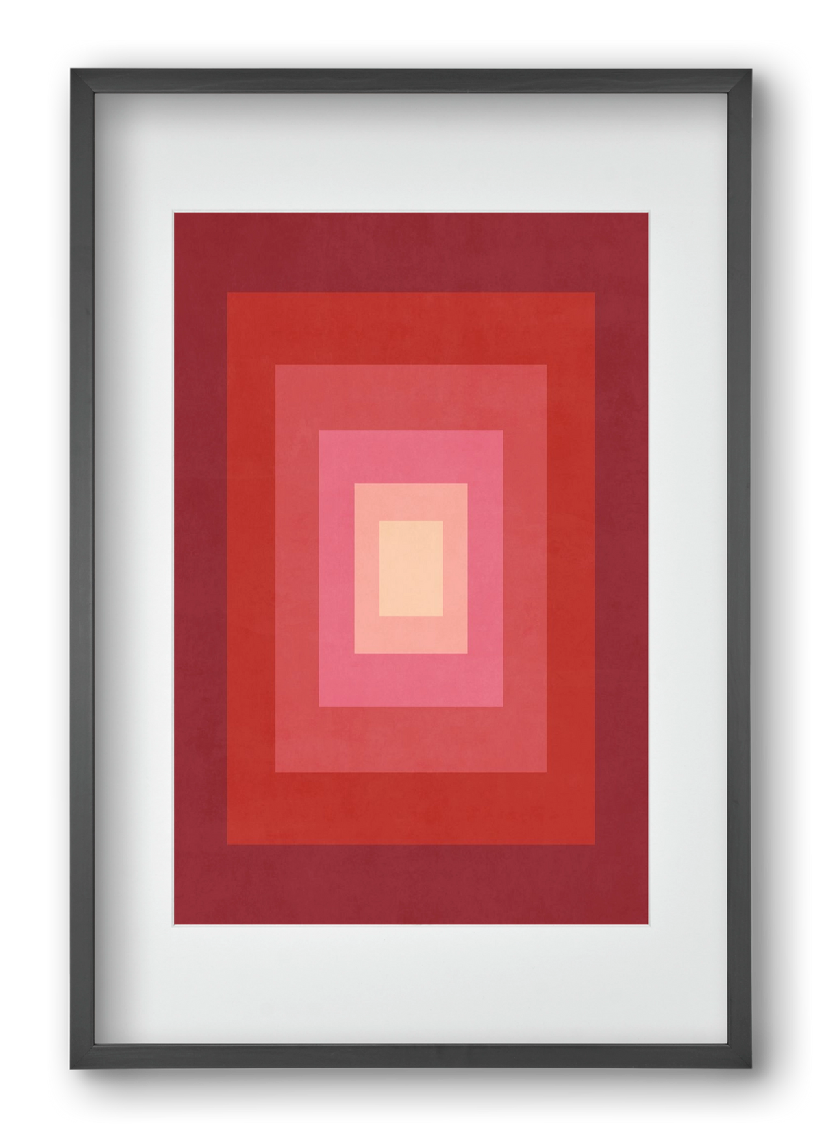 Rectangular Composition 011, 40x60 cm (30x45 cm), Fekete keret, paszpartuval