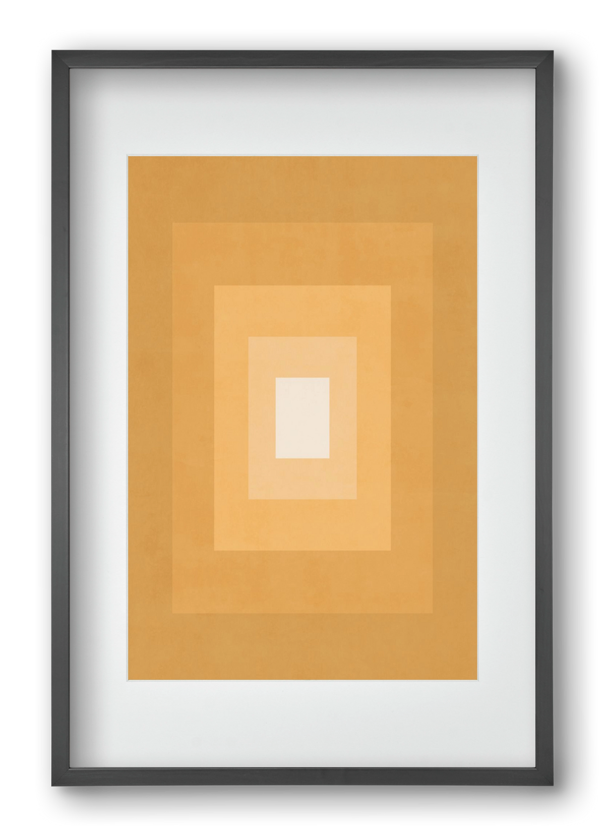 Rectangular Composition 012, 40x60 cm (30x45 cm), Fekete keret, paszpartuval