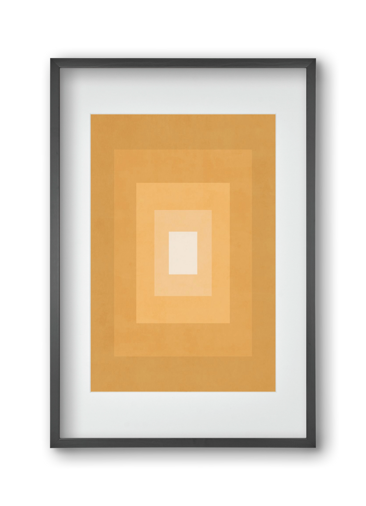 Rectangular Composition 012, 30x45 cm (20x30 cm), Fekete keret, paszpartuval