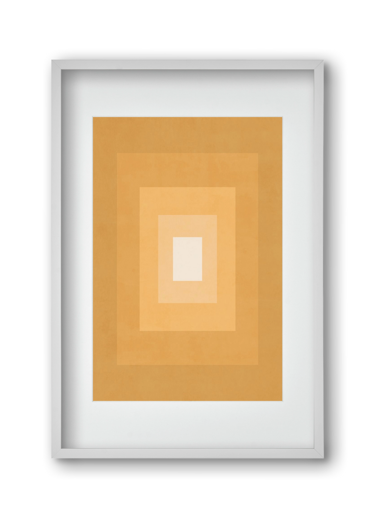 Rectangular Composition 012, 30x45 cm (20x30 cm), Fehér keret, paszpartuval