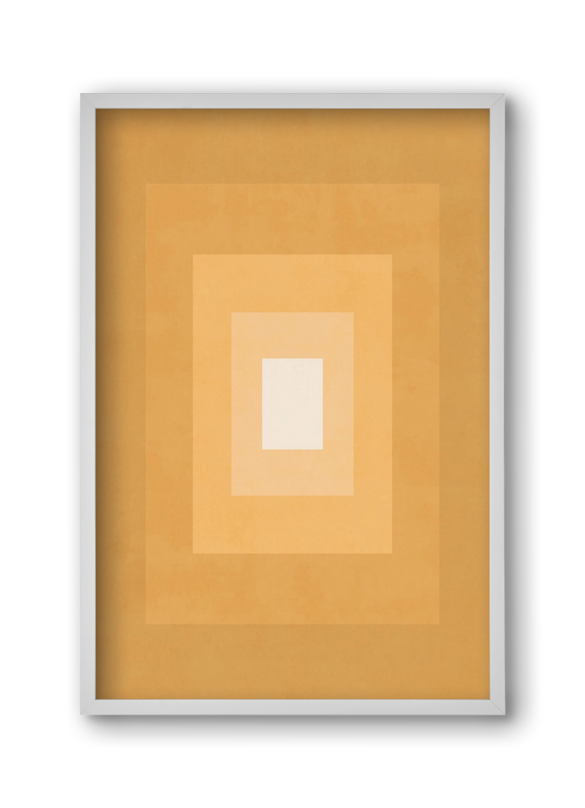 Rectangular Composition 012, 30x45 cm (30x45 cm), Fehér keret