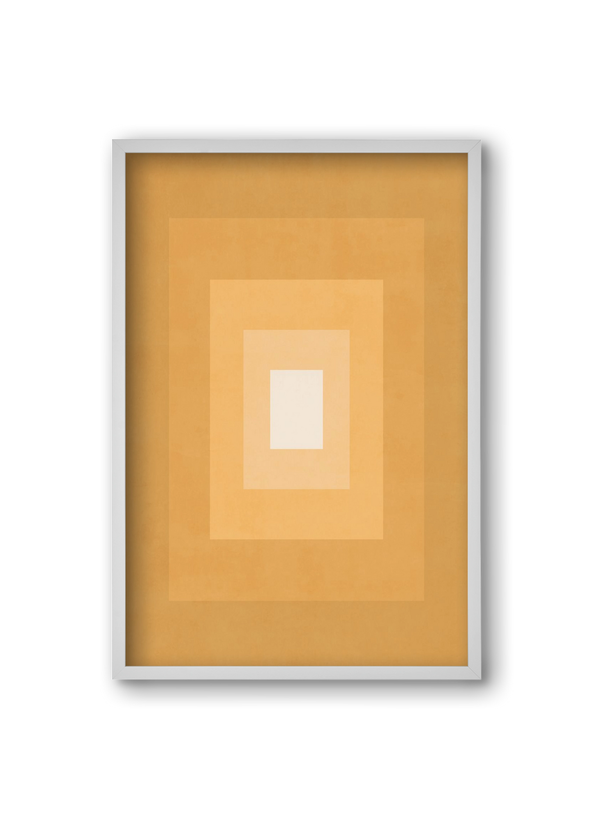 Rectangular Composition 012, 20x30 cm (20x30 cm), Fehér keret