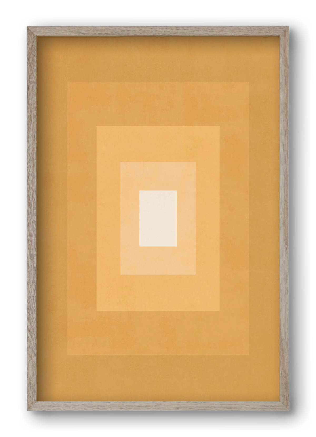 Rectangular Composition 012, 40x60 cm (40x60 cm), Tölgy keret