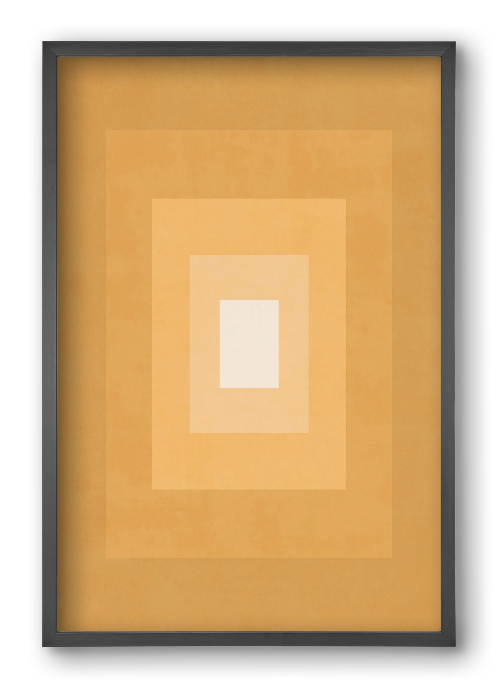 Rectangular Composition 012, 40x60 cm (40x60 cm), Fekete keret