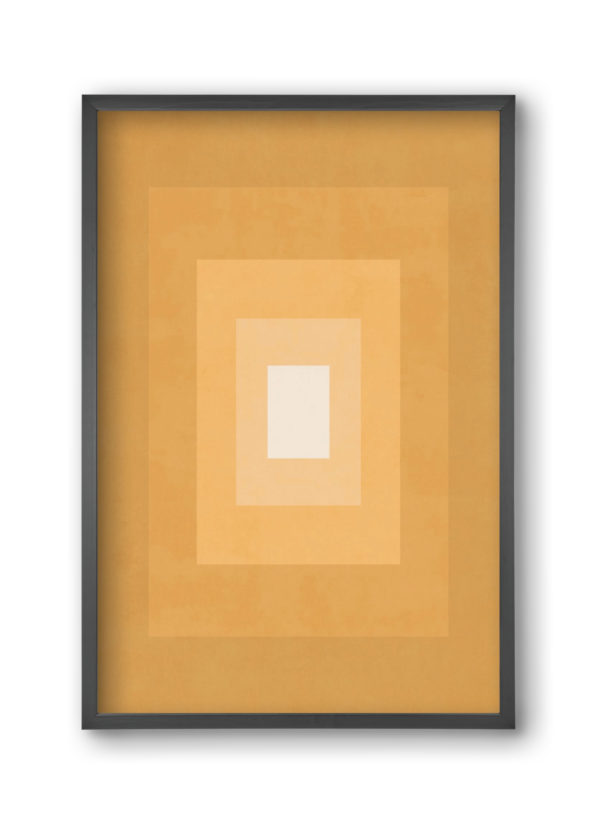 Rectangular Composition 012, 30x45 cm (30x45 cm), Fekete keret