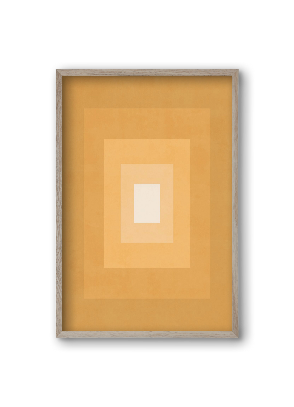 Rectangular Composition 012, 20x30 cm (20x30 cm), Tölgy keret
