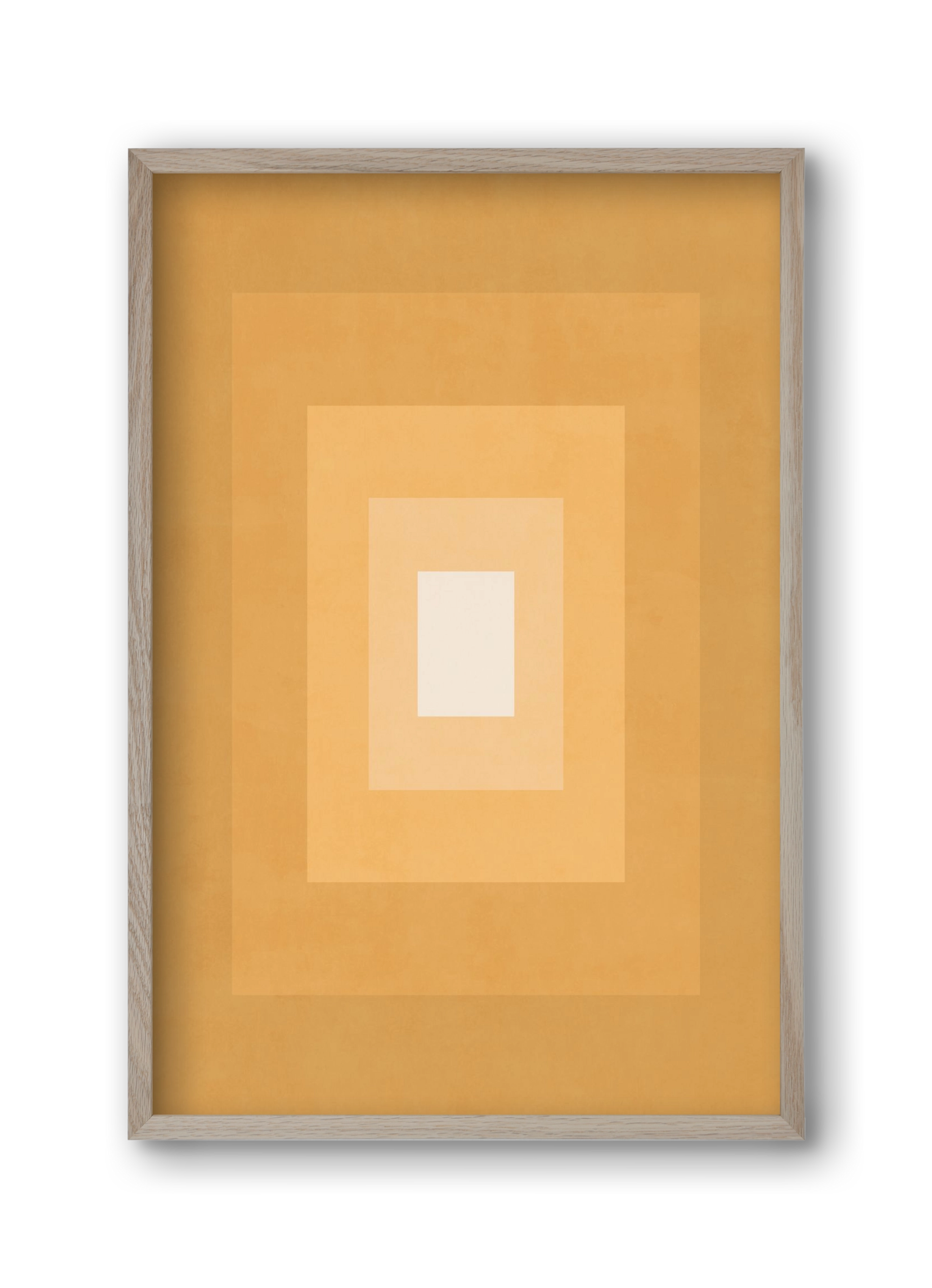 Rectangular Composition 012, 30x45 cm (30x45 cm), Tölgy keret