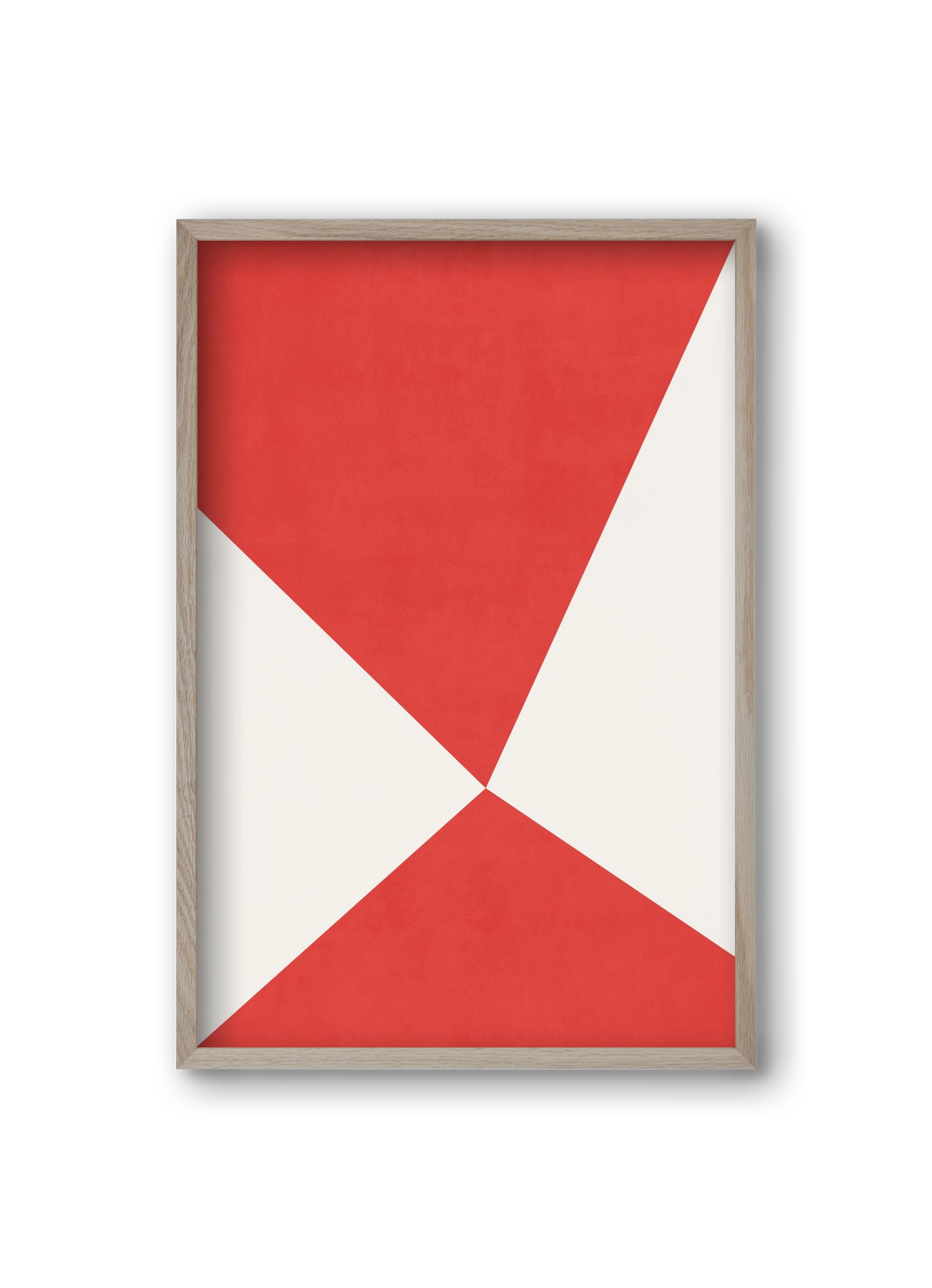 Abstract Composition - V01, 20x30 cm (20x30 cm), Tölgy keret