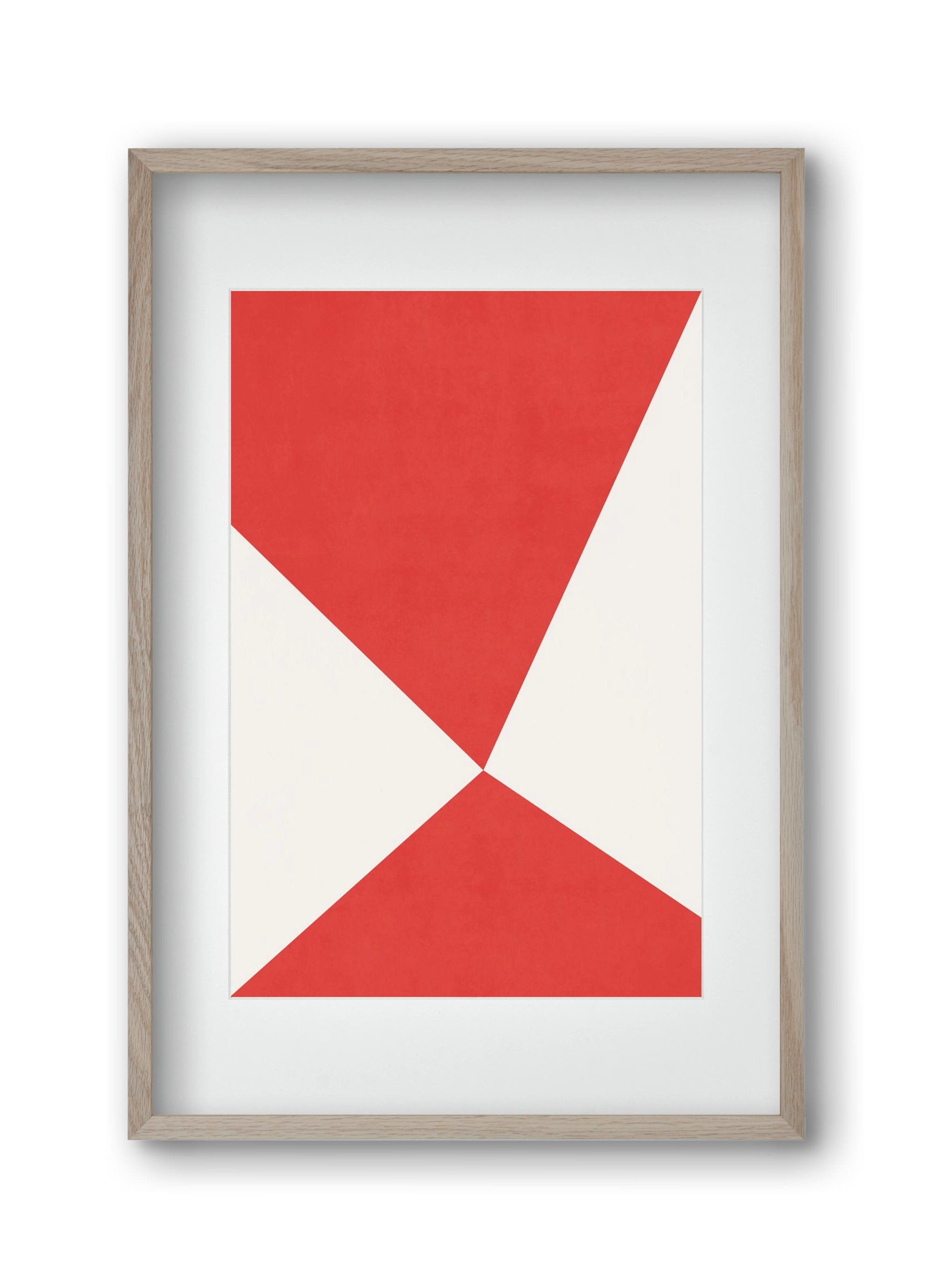 Abstract Composition - V01, 30x45 cm (20x30 cm), Tölgy keret, paszpartuval