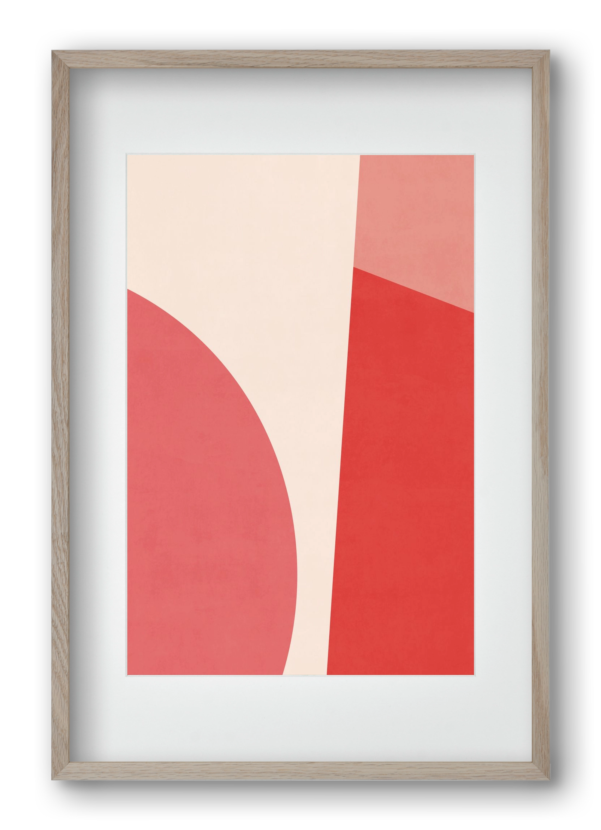 Abstract Composition - V03, 40x60 cm (30x45 cm), Tölgy keret, paszpartuval