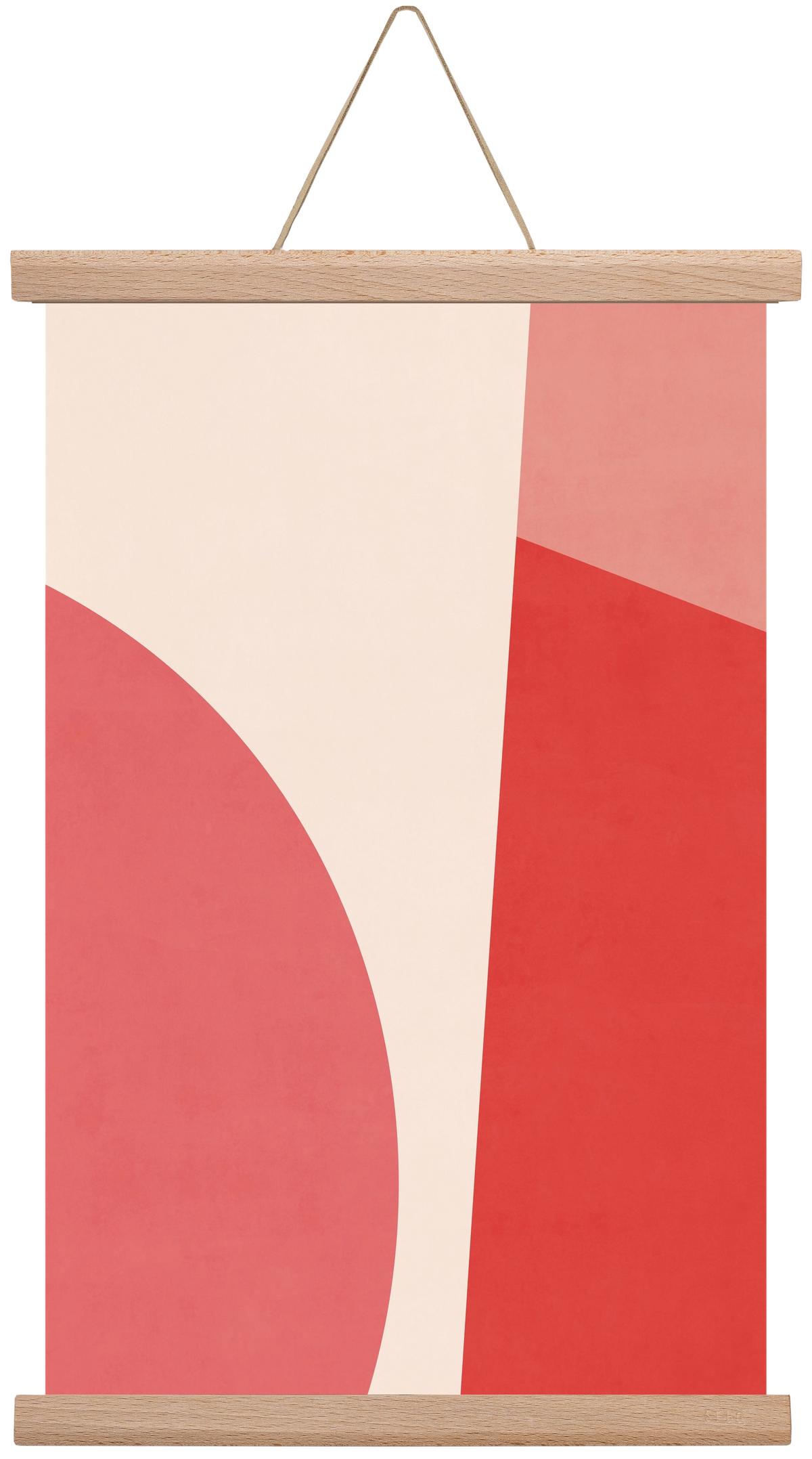 Abstract Composition - V03, 30x45 cm (30x45 cm), Tölgy akasztó