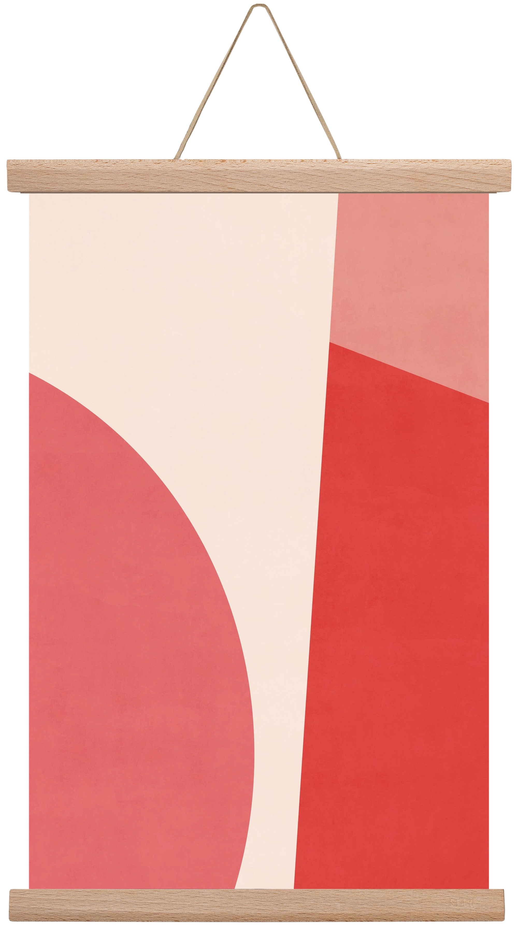 Abstract Composition - V03, 30x45 cm (30x45 cm), Tölgy akasztó