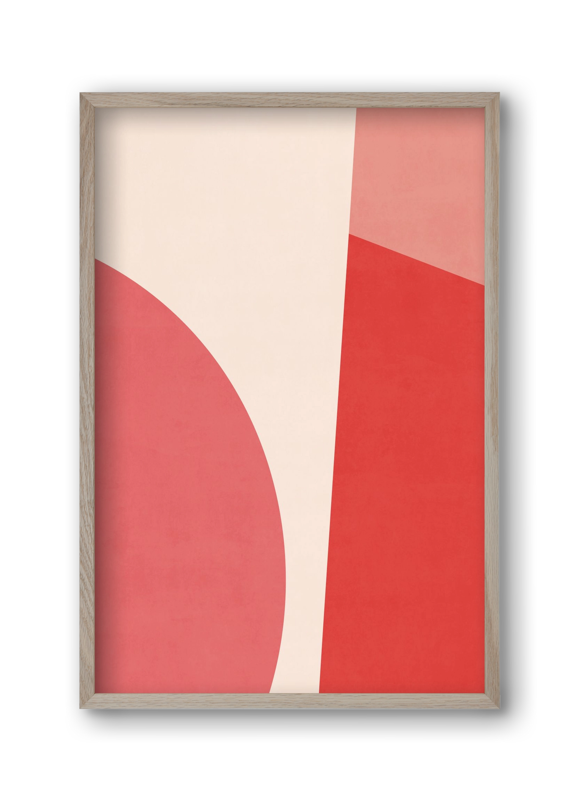 Abstract Composition - V03, 30x45 cm (30x45 cm), Tölgy keret