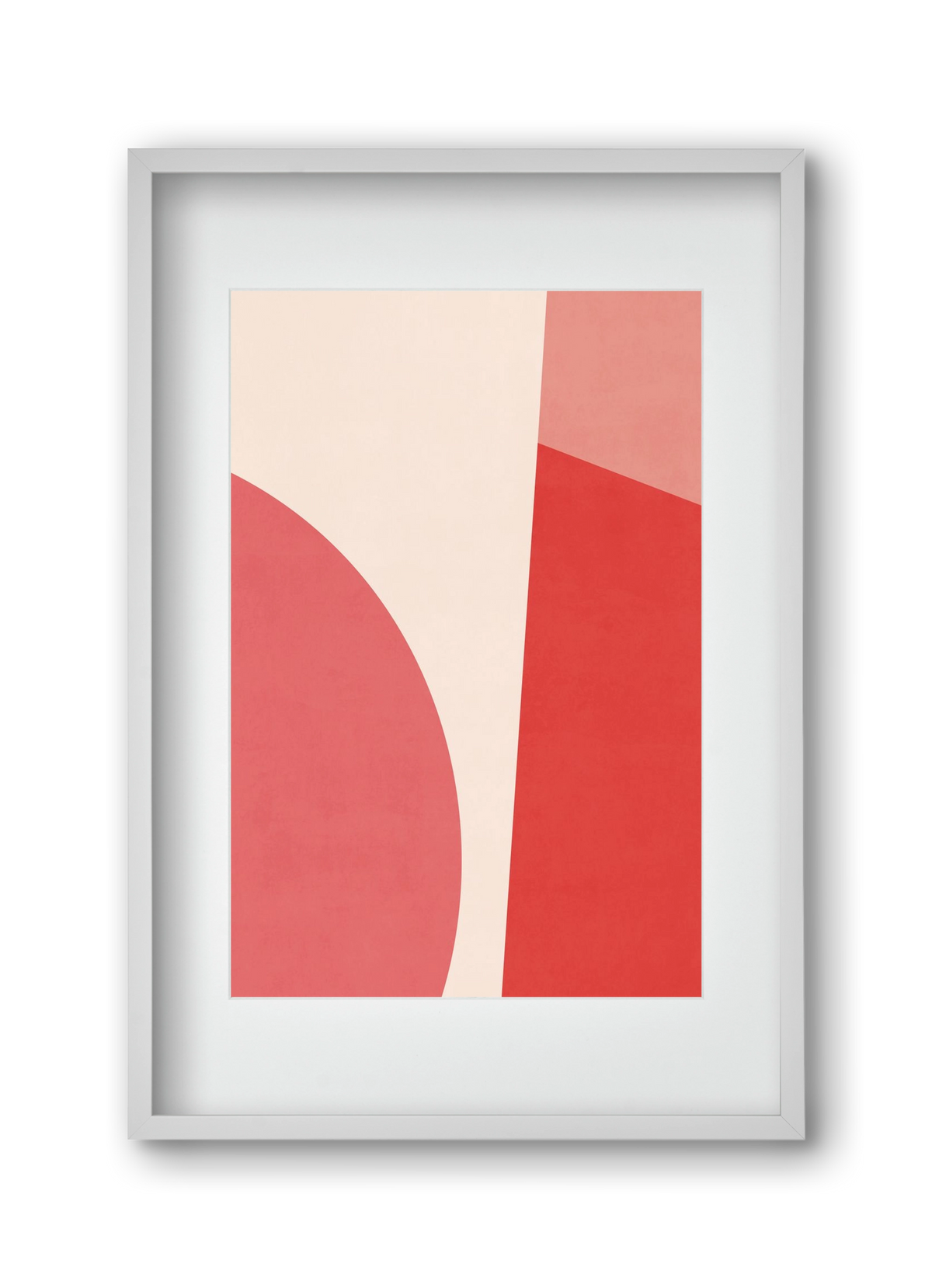 Abstract Composition - V03, 30x45 cm (20x30 cm), Fehér keret, paszpartuval