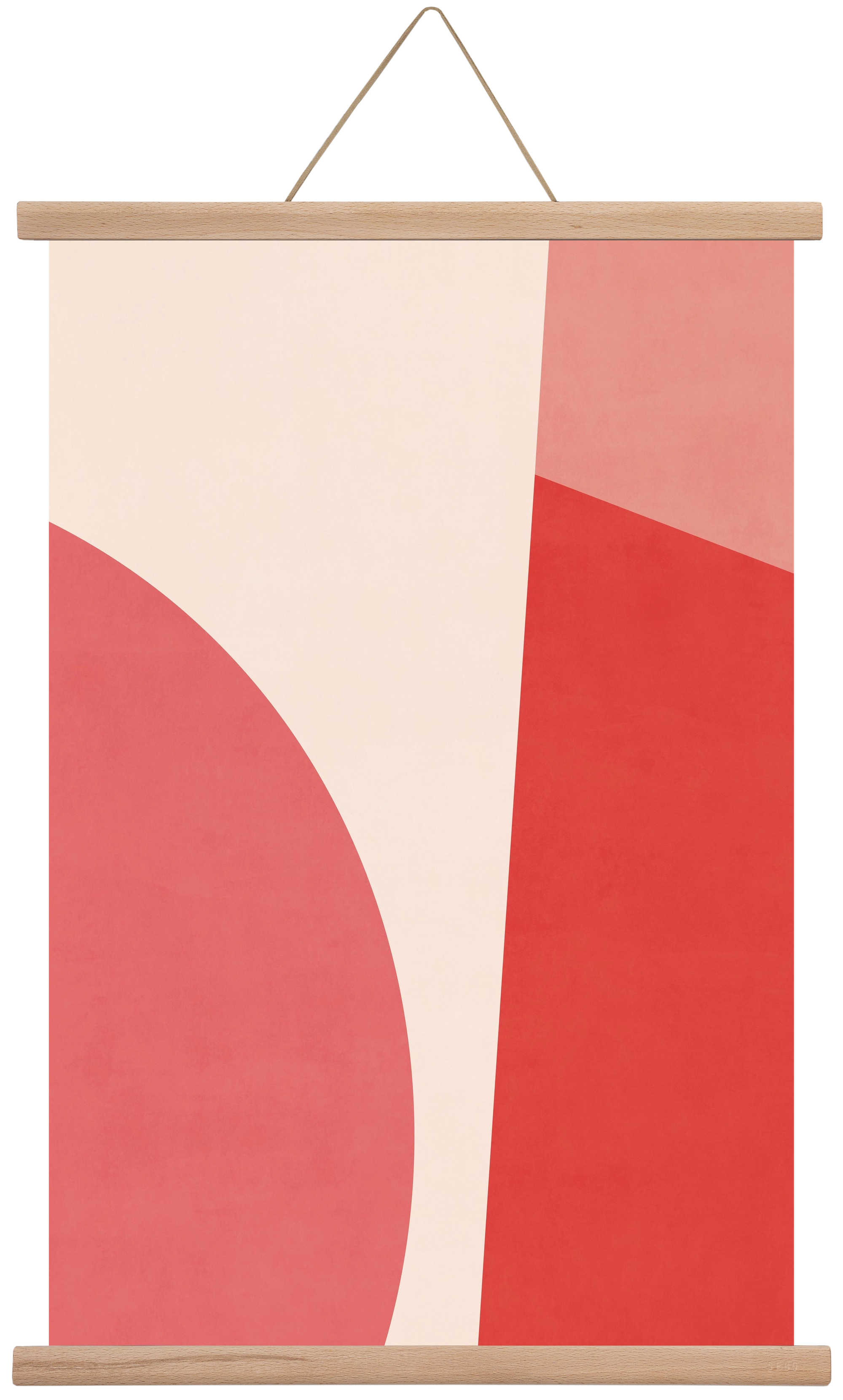 Abstract Composition - V03, 40x60 cm (40x60 cm), Tölgy akasztó