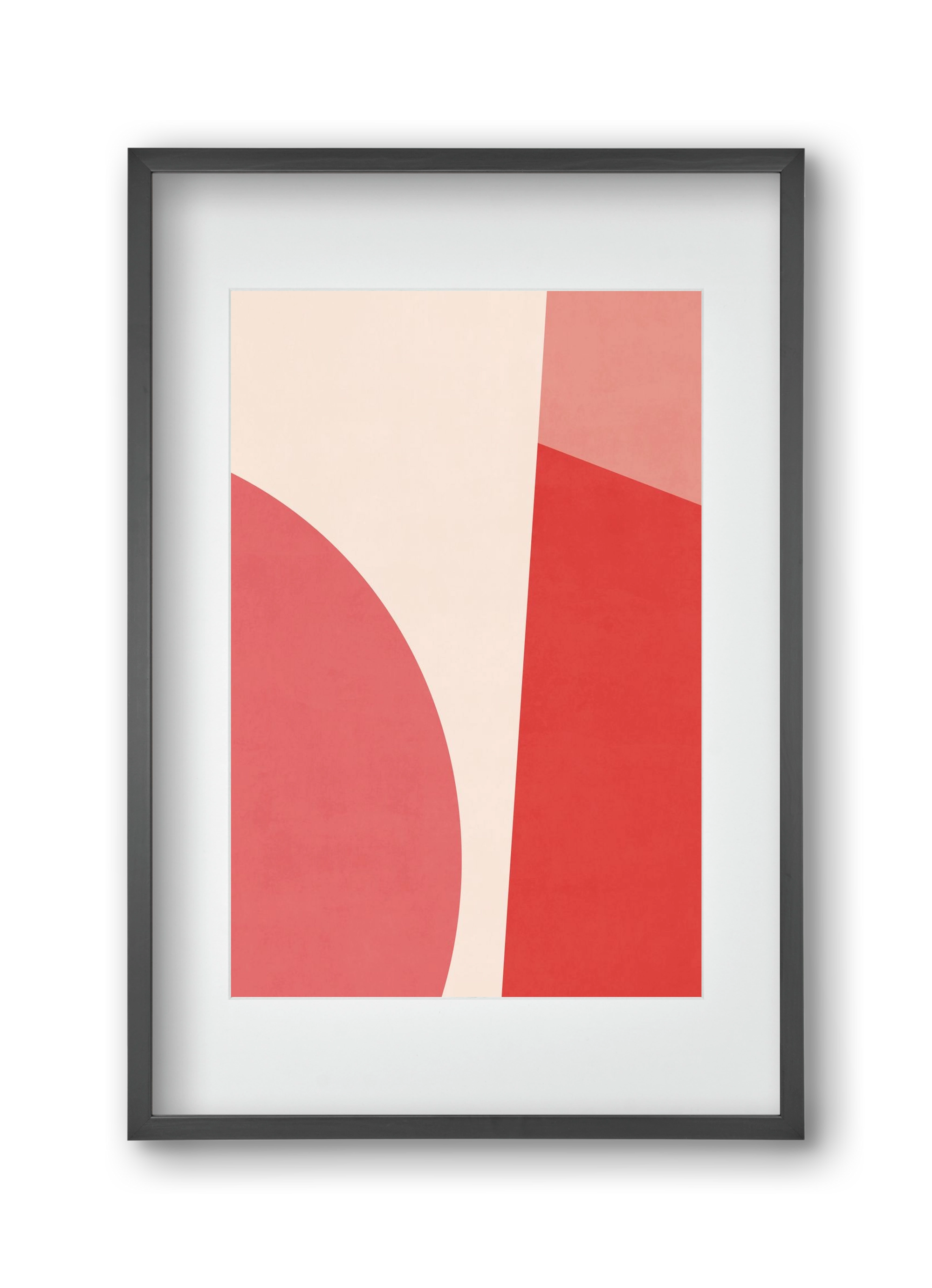 Abstract Composition - V03, 30x45 cm (20x30 cm), Fekete keret, paszpartuval