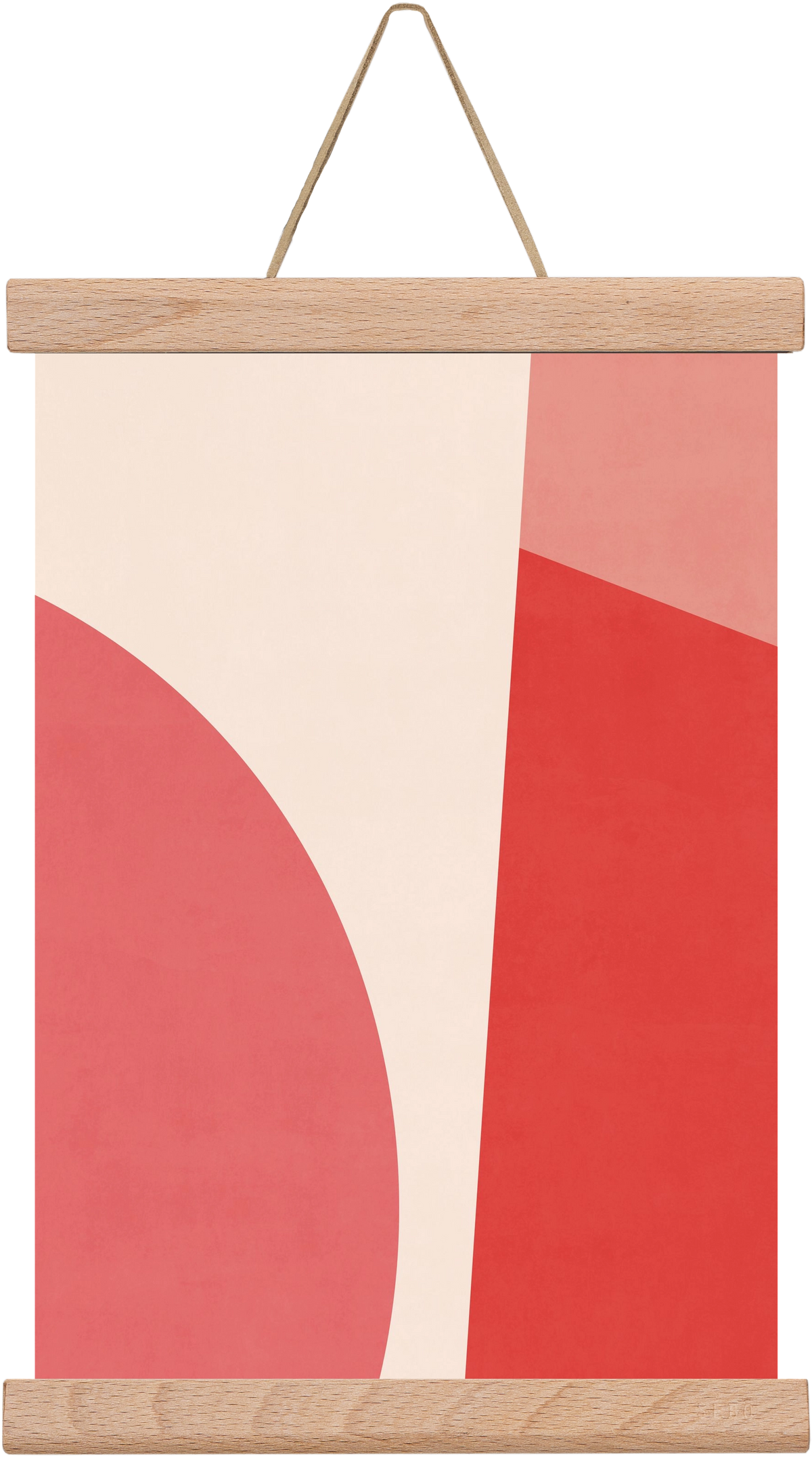 Abstract Composition - V03, 20x30 cm (20x30 cm), Tölgy akasztó