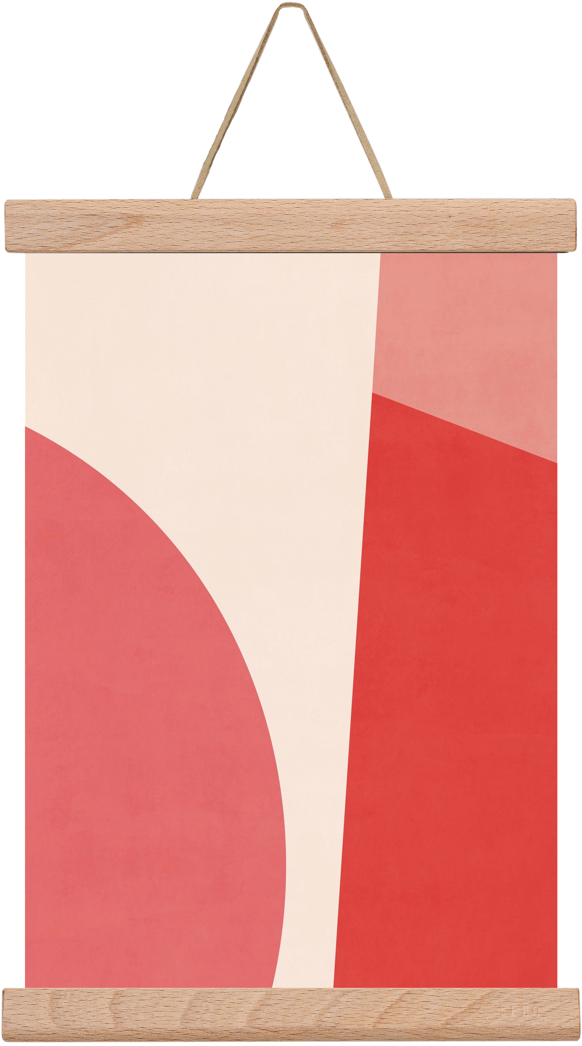 Abstract Composition - V03, 20x30 cm (20x30 cm), Tölgy akasztó