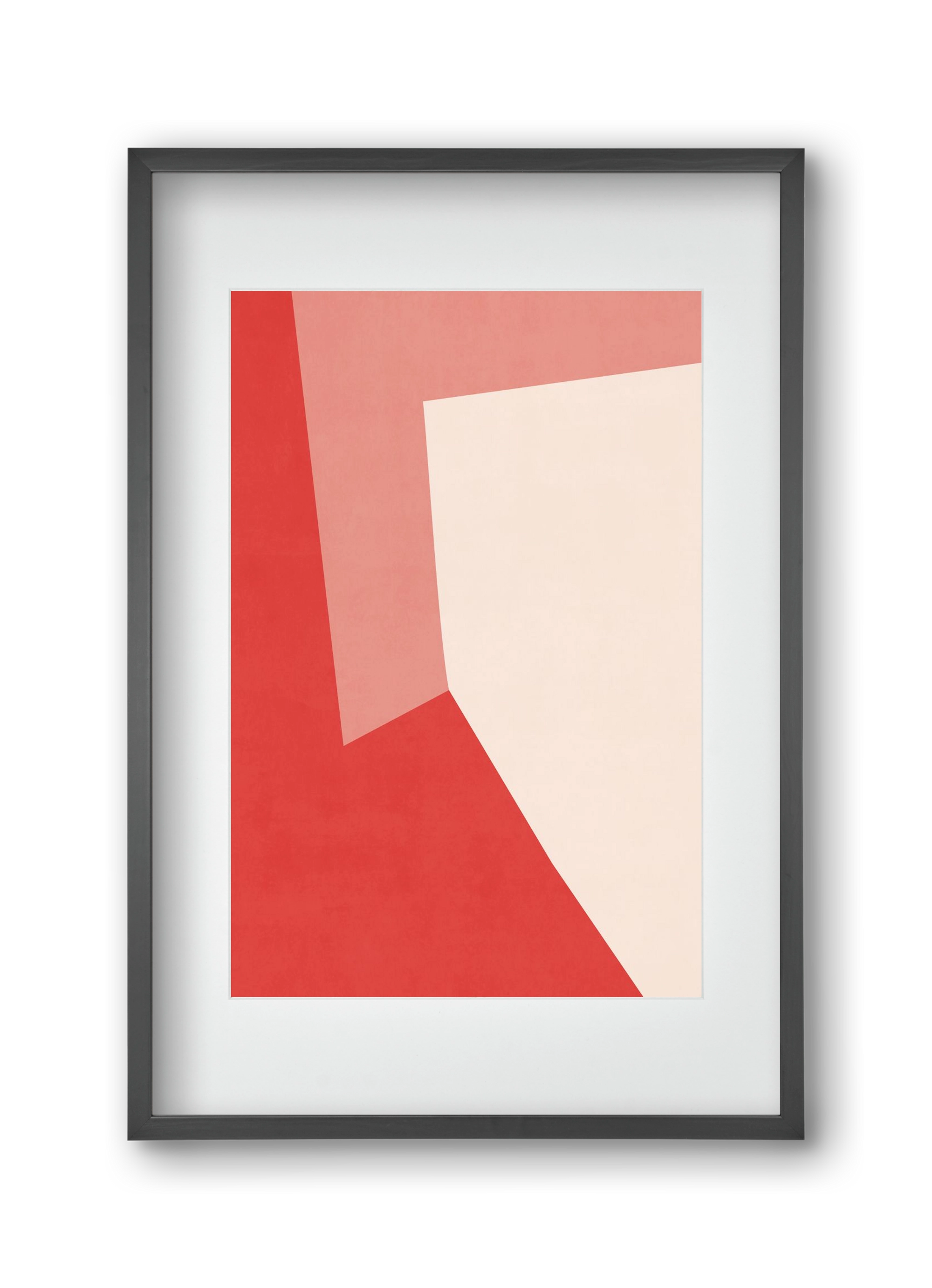 Abstract Composition - V02, 30x45 cm (20x30 cm), Fekete keret, paszpartuval