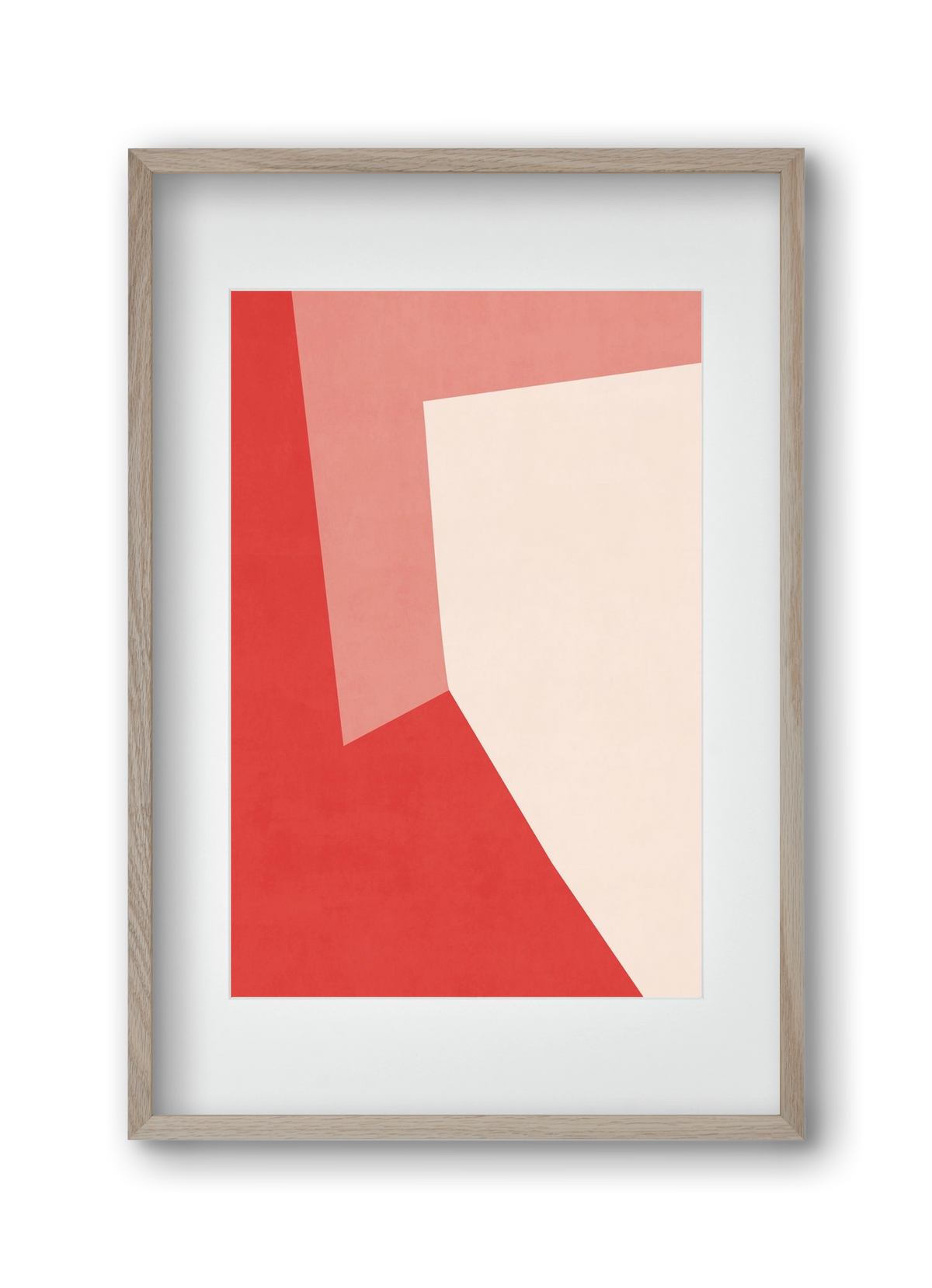 Abstract Composition - V02, 30x45 cm (20x30 cm), Tölgy keret, paszpartuval