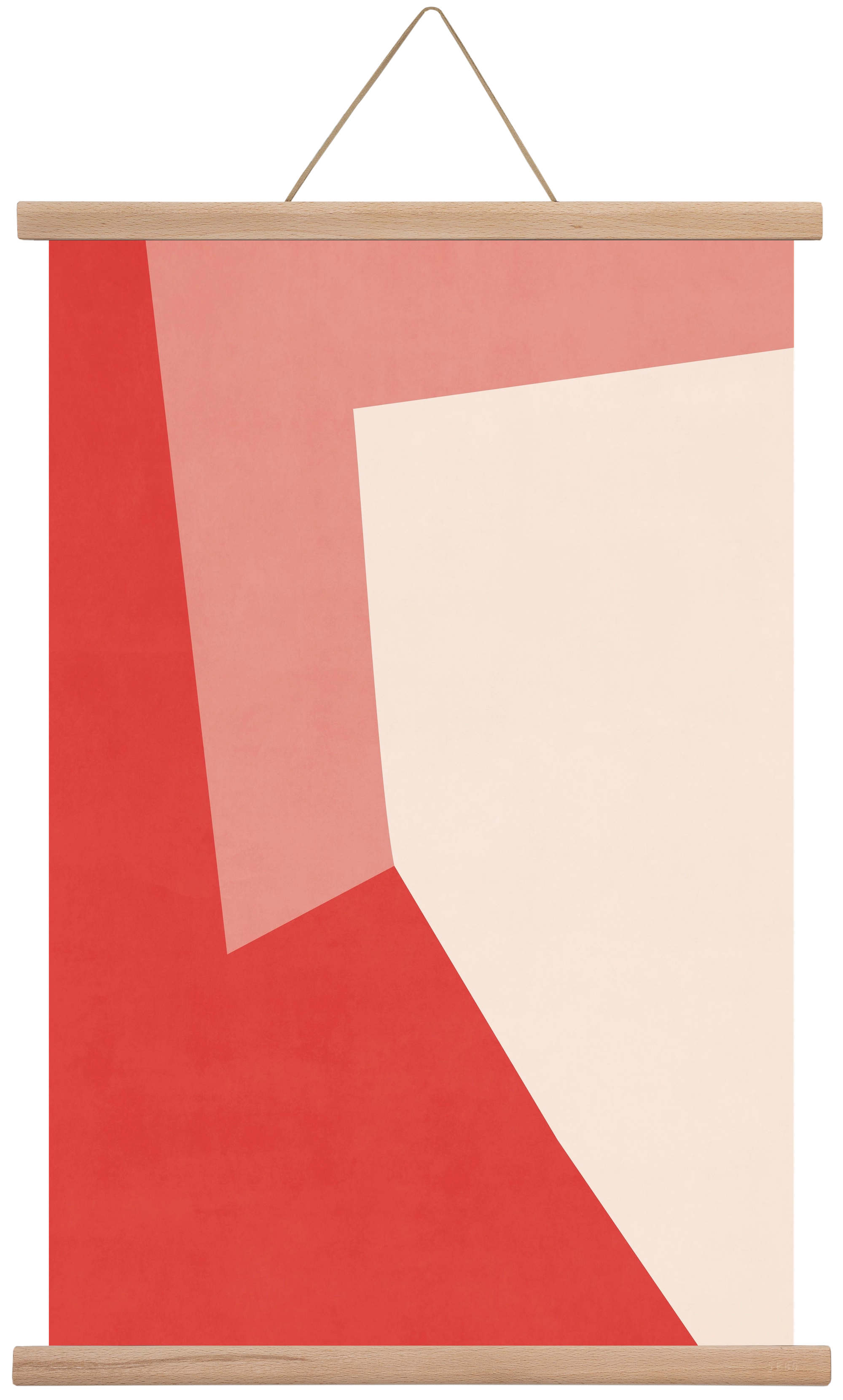 Abstract Composition - V02, 40x60 cm (40x60 cm), Tölgy akasztó