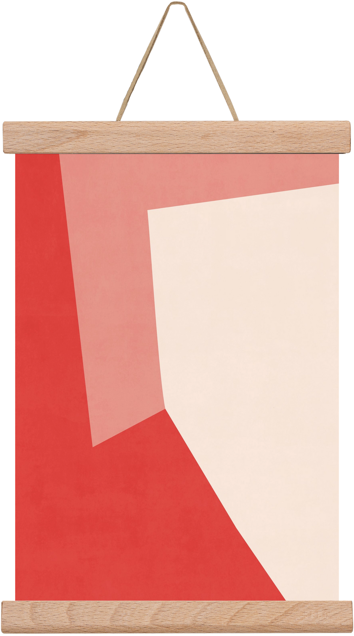 Abstract Composition - V02, 20x30 cm (20x30 cm), Tölgy akasztó