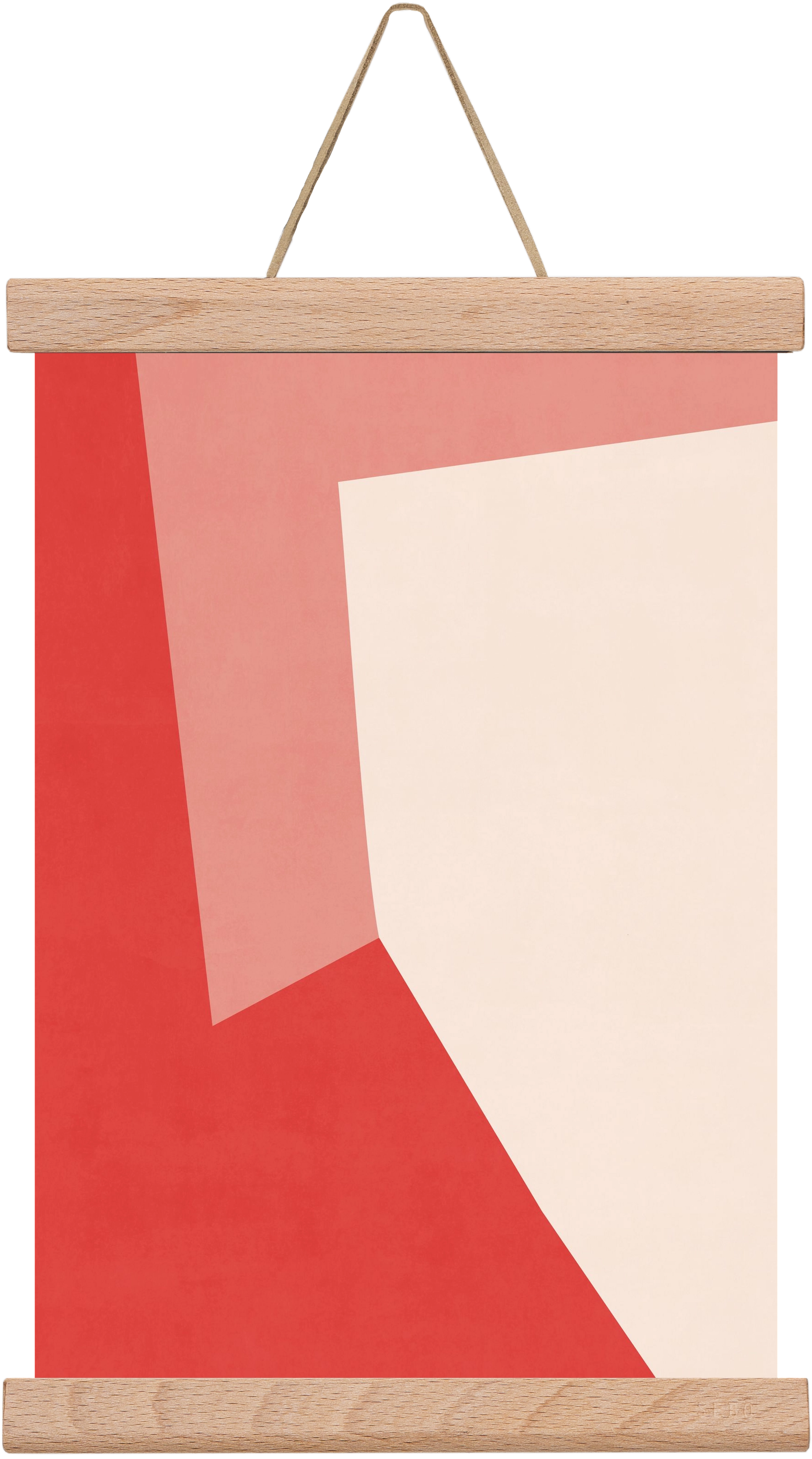 Abstract Composition - V02, 20x30 cm (20x30 cm), Tölgy akasztó