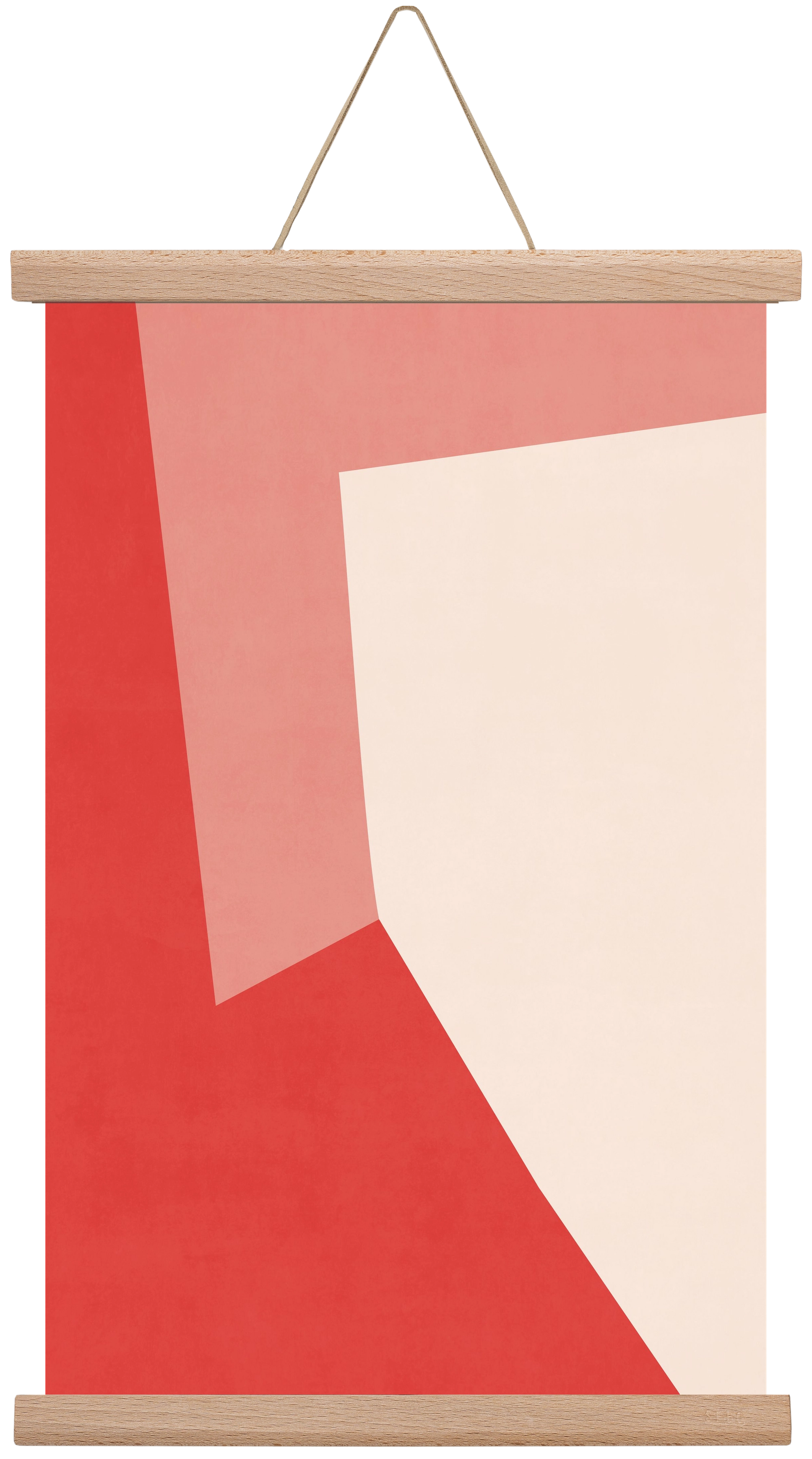 Abstract Composition - V02, 30x45 cm (30x45 cm), Tölgy akasztó