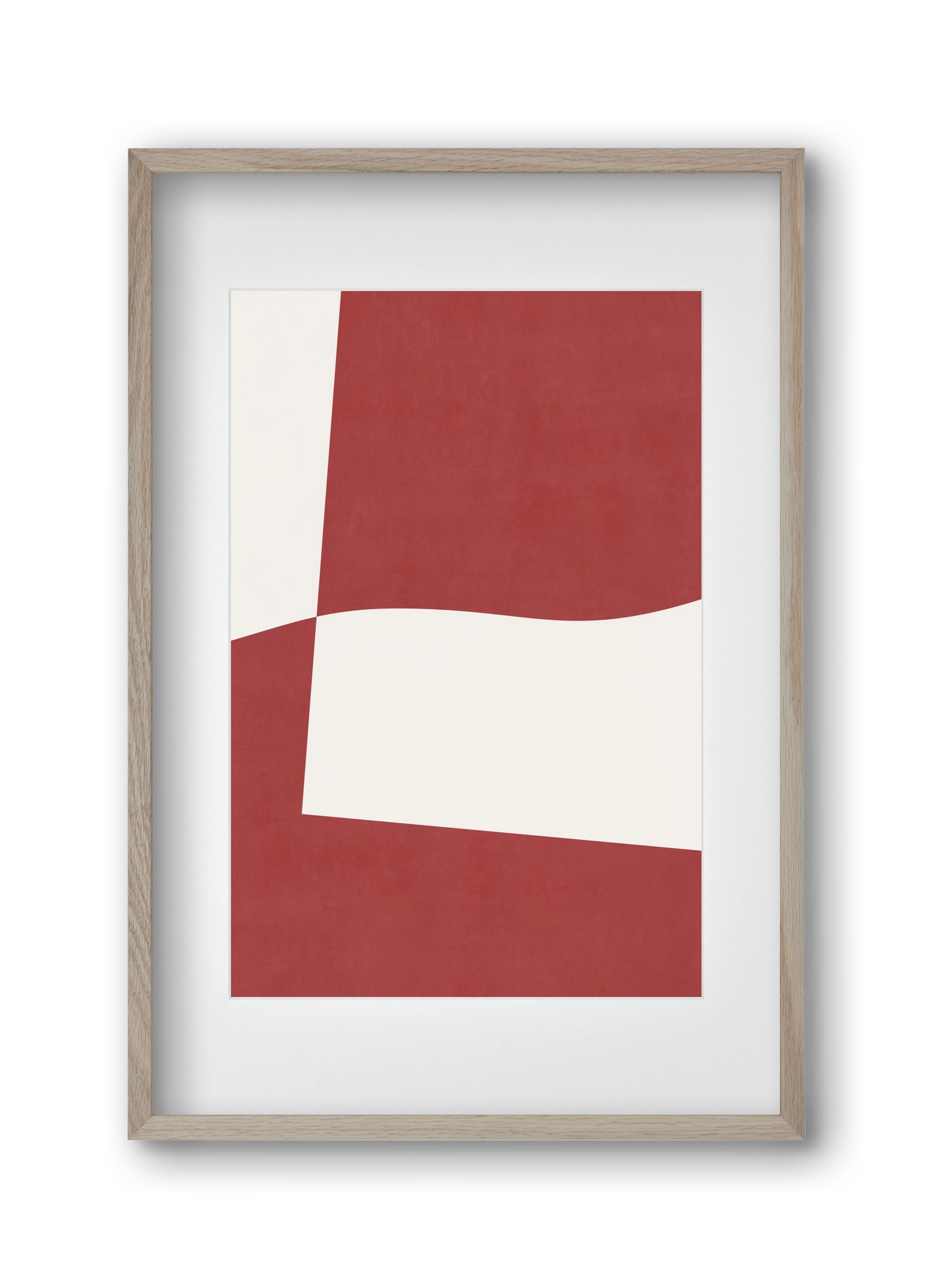 Abstract Composition - Wine01, 30x45 cm (20x30 cm), Tölgy keret, paszpartuval