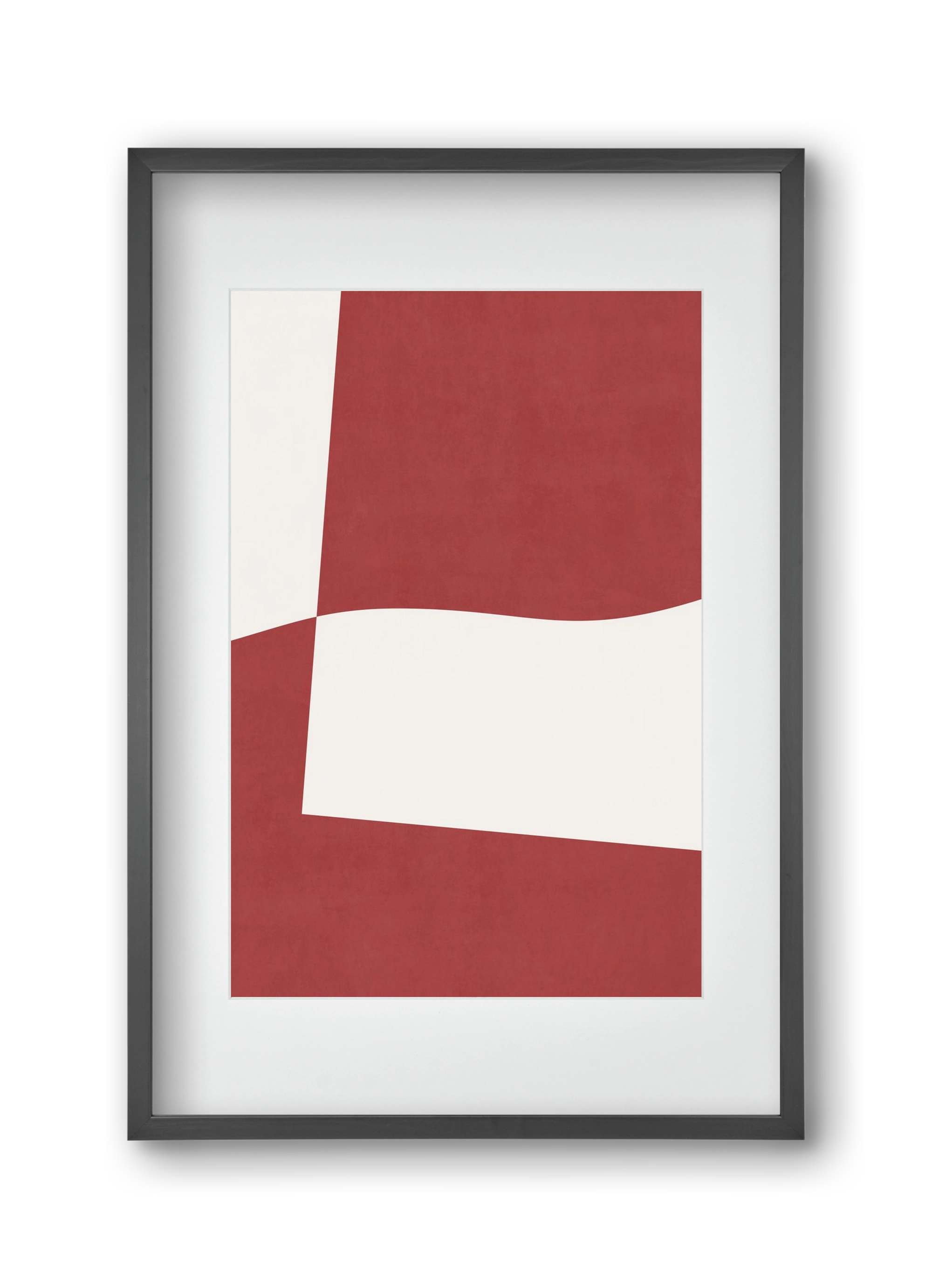 Abstract Composition - Wine01, 30x45 cm (20x30 cm), Fekete keret, paszpartuval