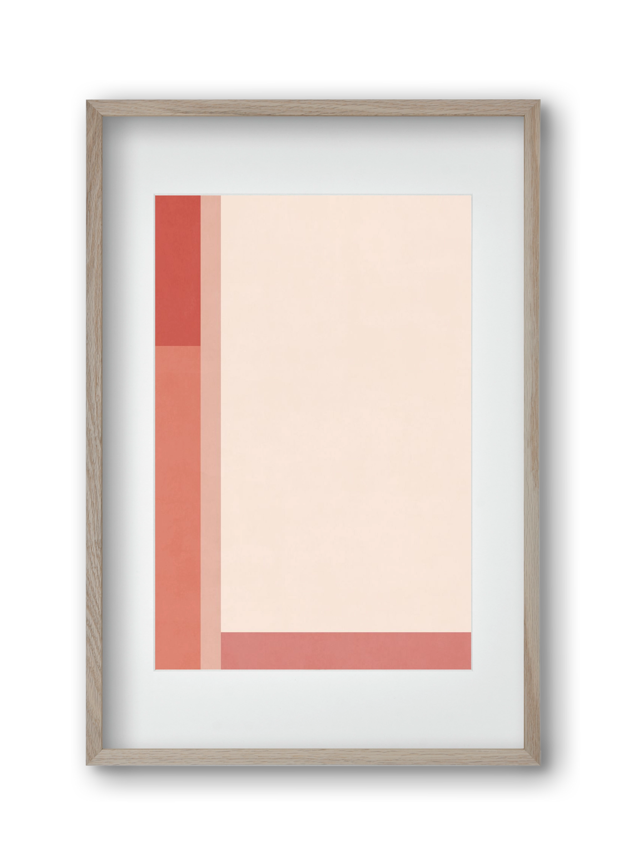 Abstract Art - Ttn01, 30x45 cm (20x30 cm), Tölgy keret, paszpartuval