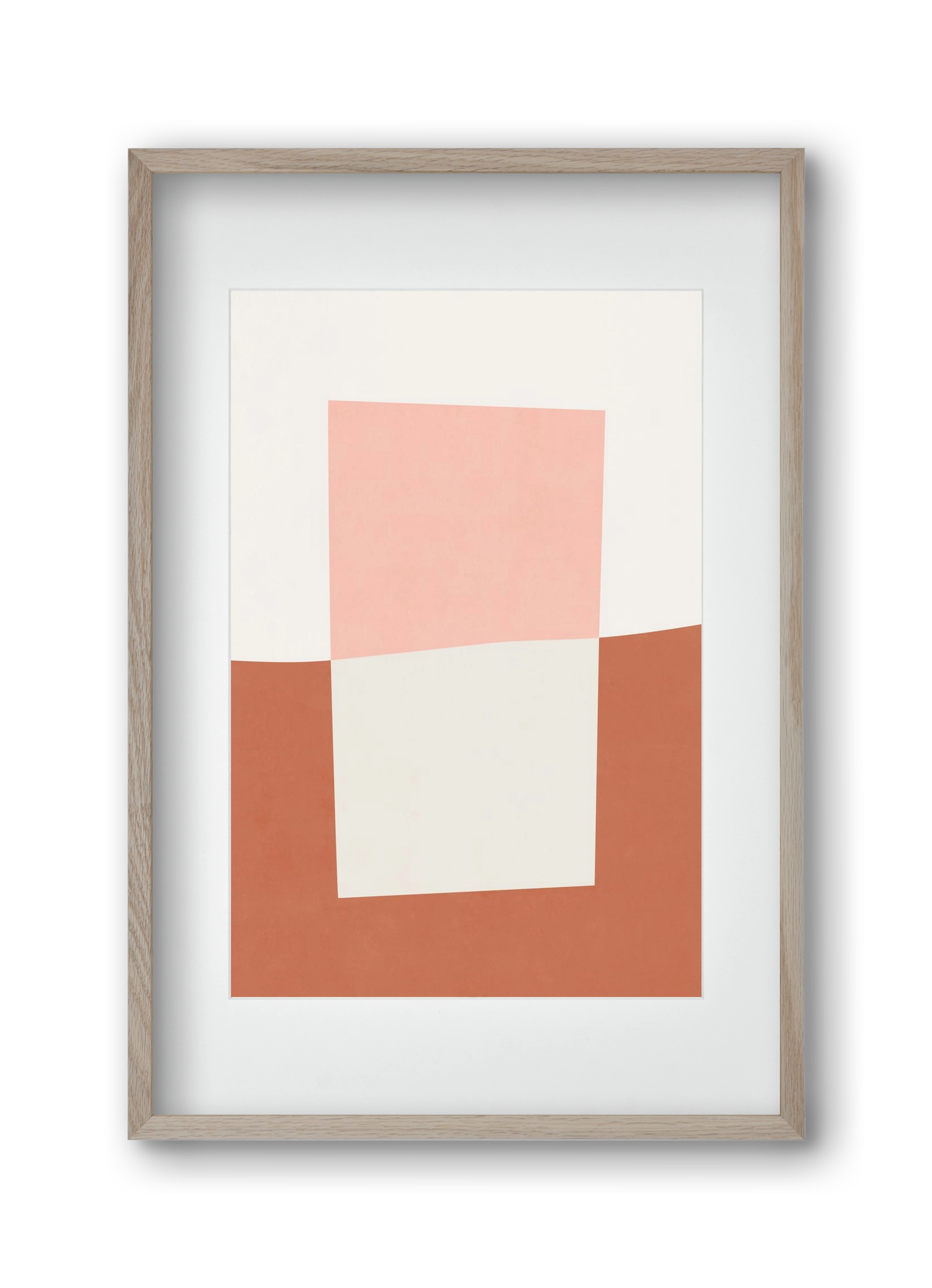 Abstract Art - Tt01, 30x45 cm (20x30 cm), Tölgy keret, paszpartuval