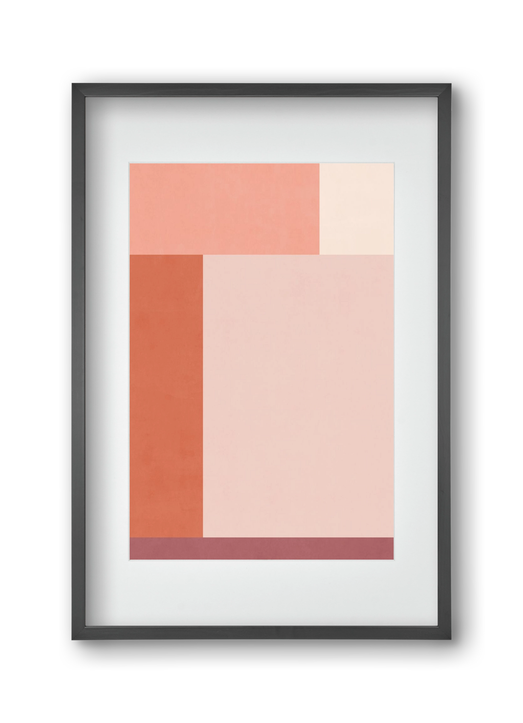 Abstract Art - Ttn04, 30x45 cm (20x30 cm), Fekete keret, paszpartuval